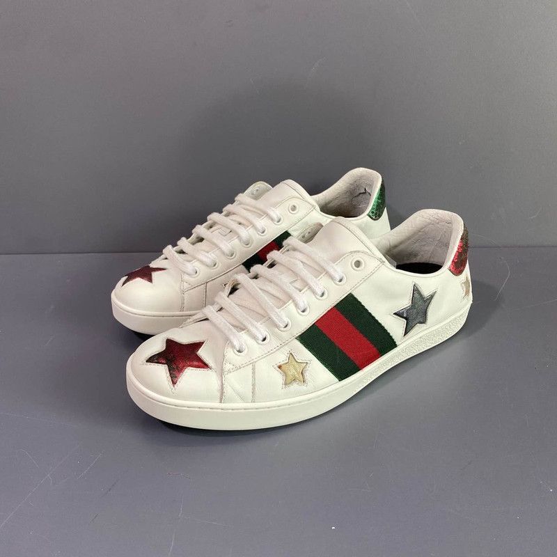 Gucci Gucci ACE Star Fashion Sneakers for Men -2508 Size US 9.5 / EU 42-43 - 1 Thumbnail