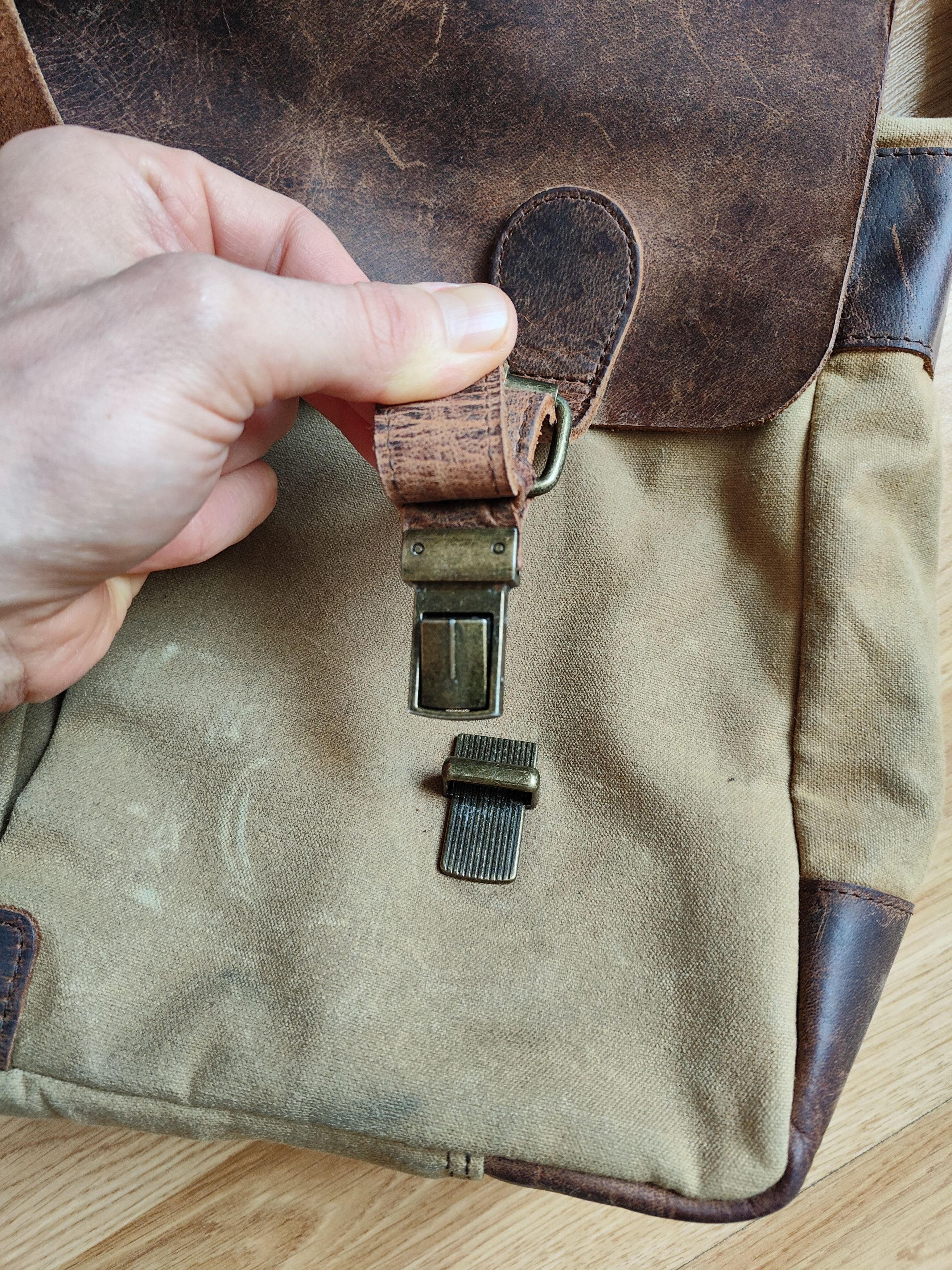 Handmade Scaramanga Leather Bag Briefcase Bag Shoulder Bag Organizer Size ONE SIZE - 8 Thumbnail