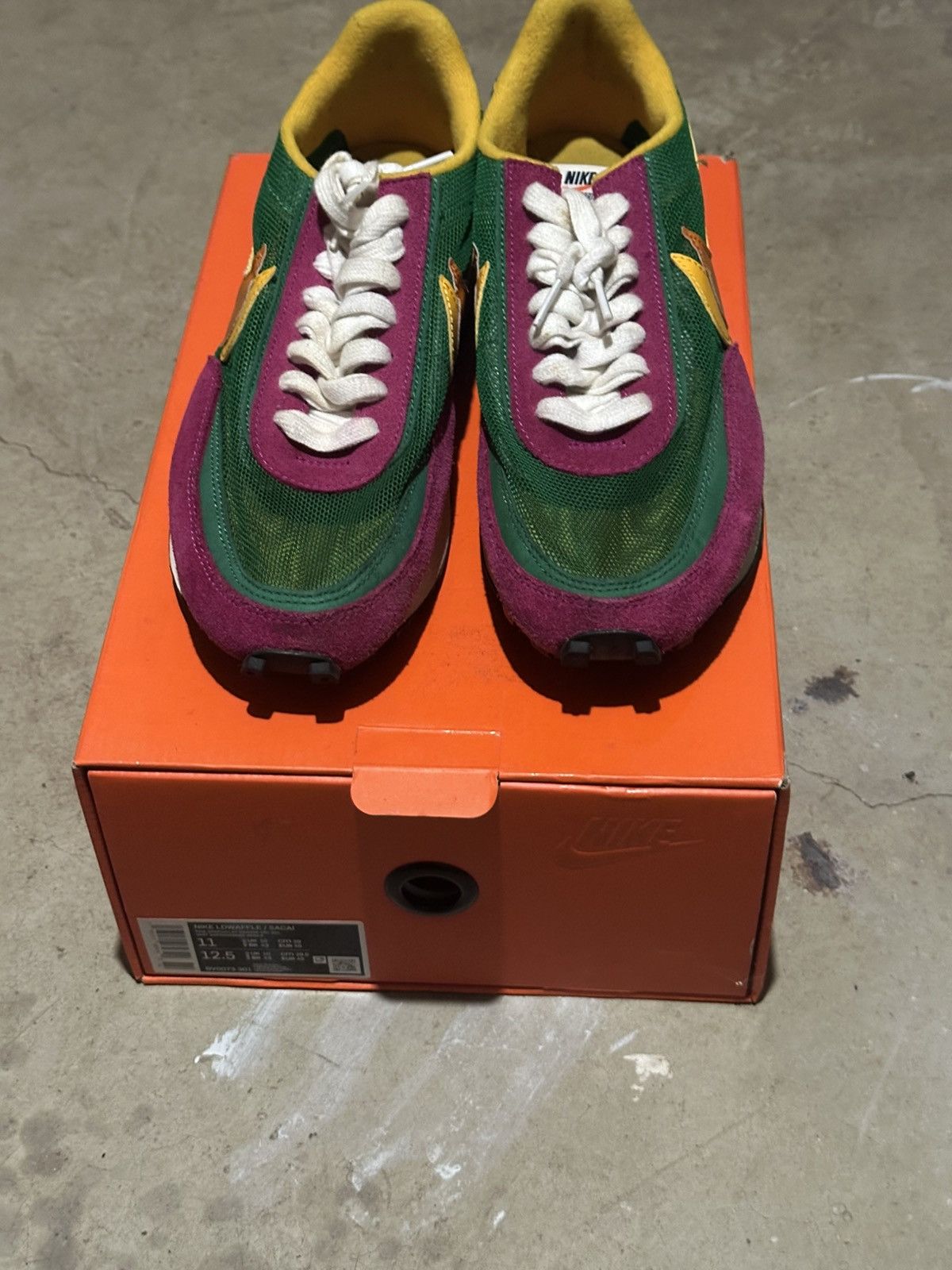 Nike × Sacai Nike x Sacai LD Waffle Pine Green Size US 11 / EU 44 - 5 Thumbnail