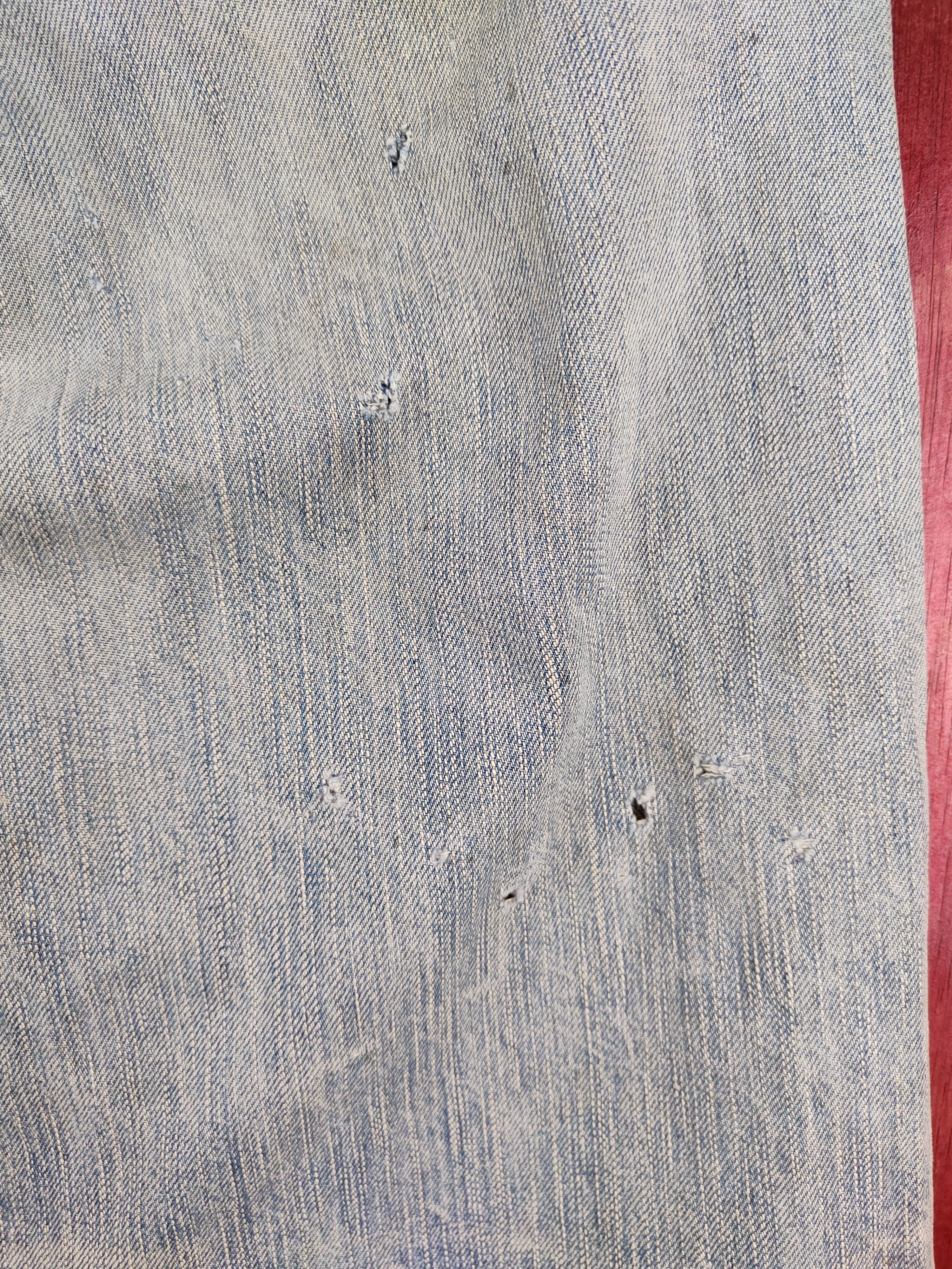 Edwin Edwin Blue Faded vintage Distressed Ripped Jeans #S2128 Size US 30 / EU 46 - 14 Thumbnail