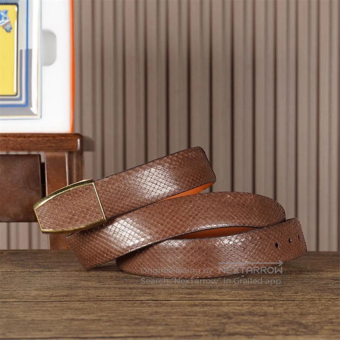 Zilli ZILLI Genuine Leather Waist Belt 115cm. Size ONE SIZE - 1 Thumbnail
