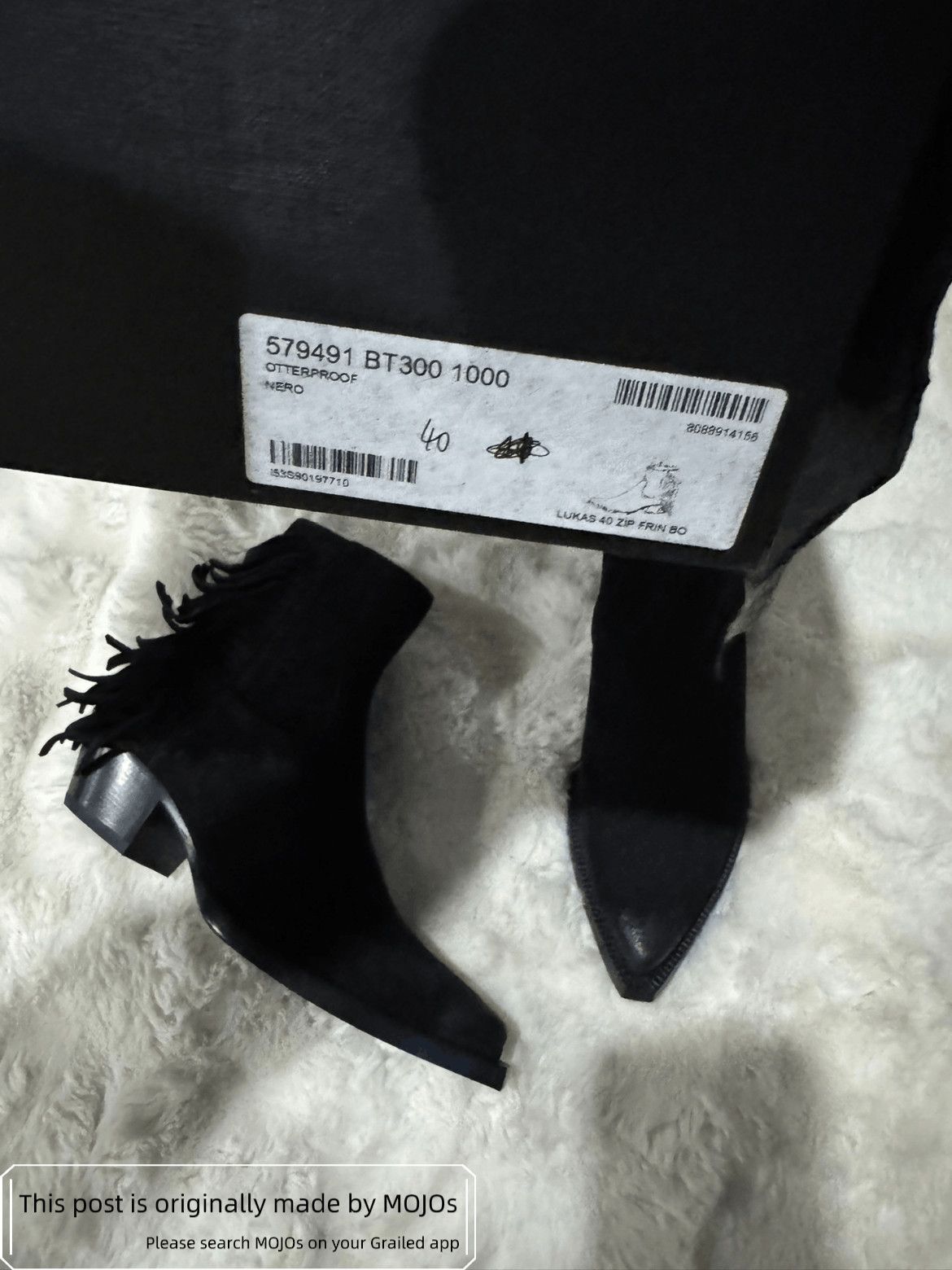 Saint Laurent Paris Sz 40 Saint Laurent Paris Lukas Zip Frin Boots Size US 7 / EU 40 - 8 Thumbnail