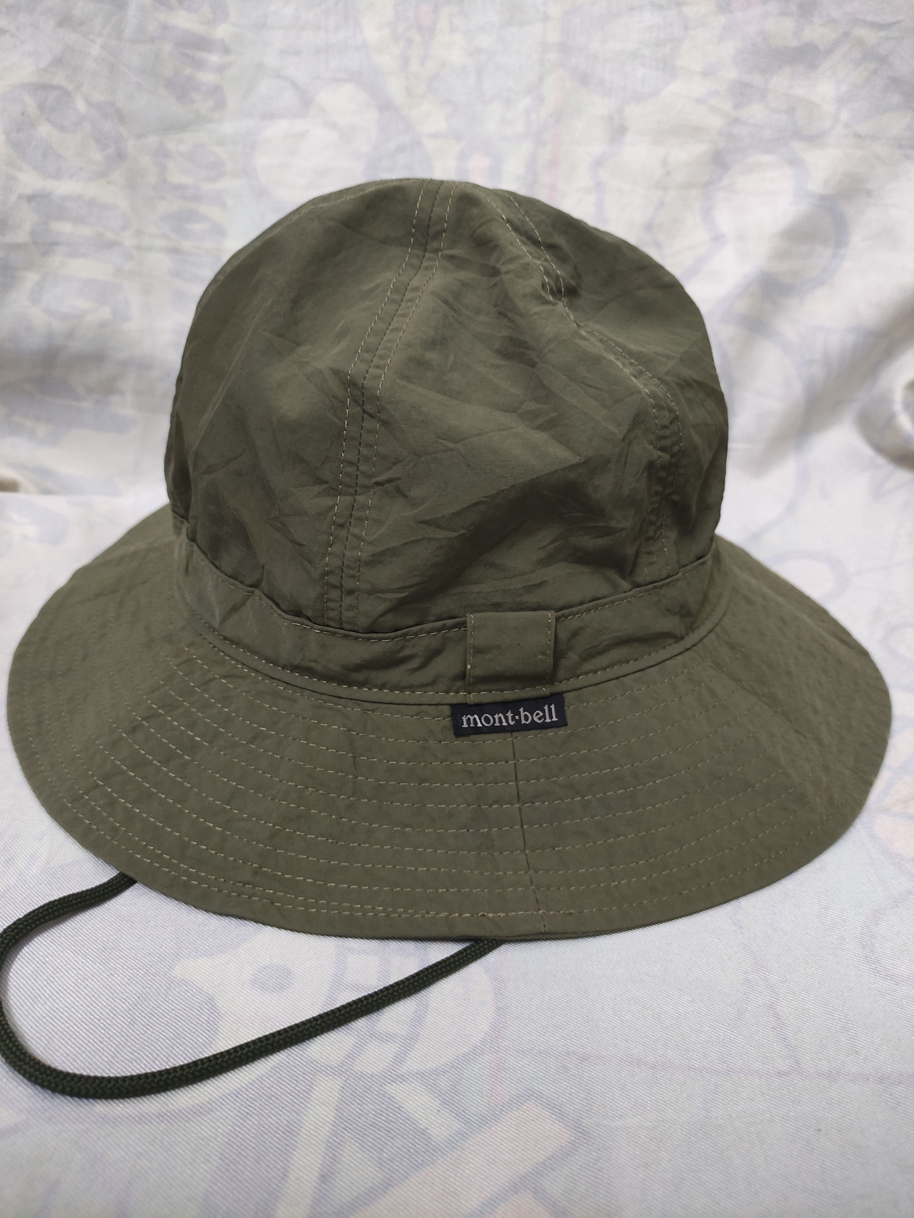 Montbell MONTBELL NYLON VINTAGE BUCKET HAT OLIVE GREEN Size ONE SIZE - 6 Thumbnail