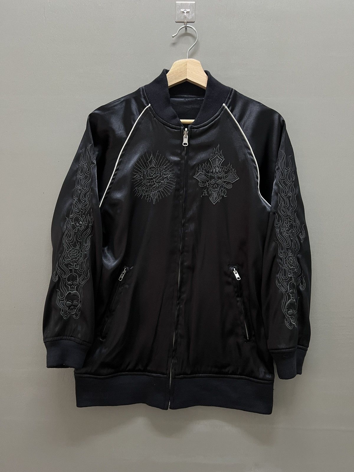 Japanese Brand 2000’s Algonquins Gothic Jacquard Reversible Jacket Size US S / EU 44-46 / 1 - 2 Thumbnail