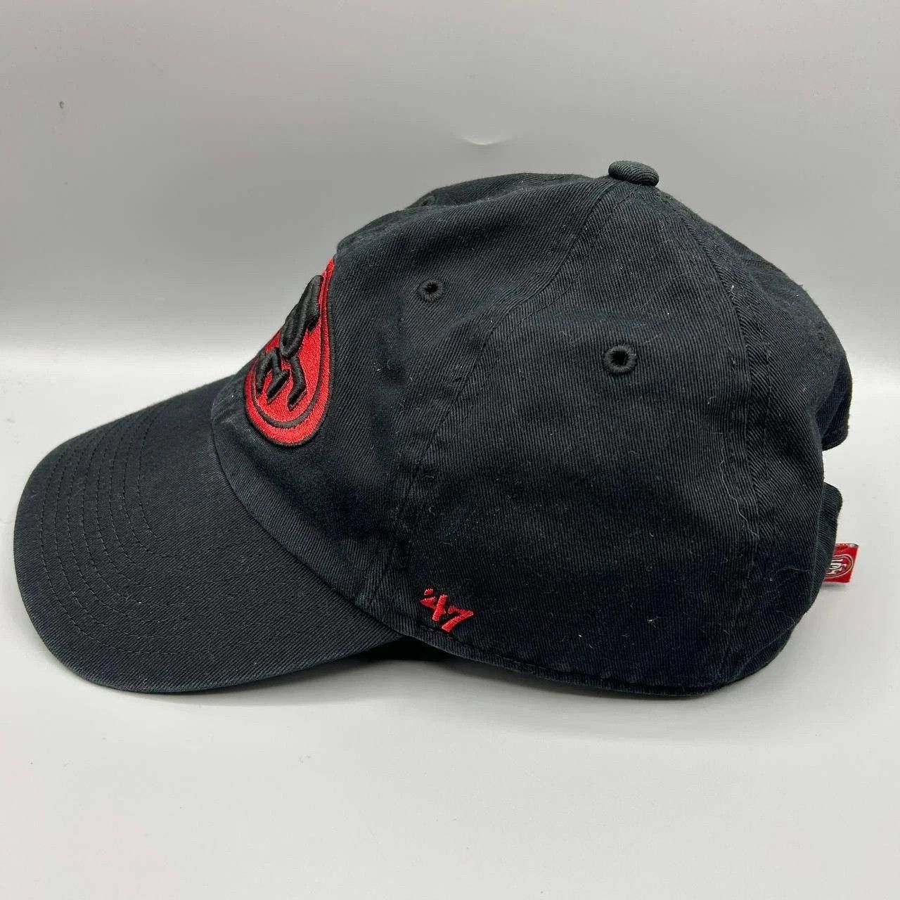47 Brand San Francisco 49ers Hat Men Black Red NFL Strap Back Cotton Size ONE SIZE - 7 Thumbnail