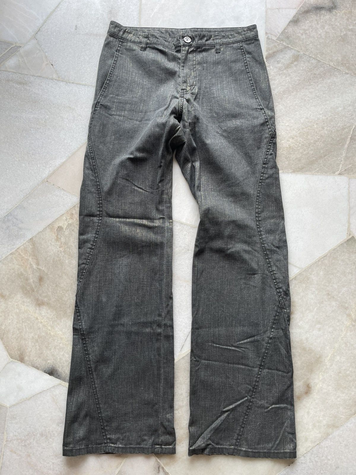 Issey Miyake 2000s Haat Issey Miyake Glitter Pants Size US 30 / EU 46 - 1 Thumbnail