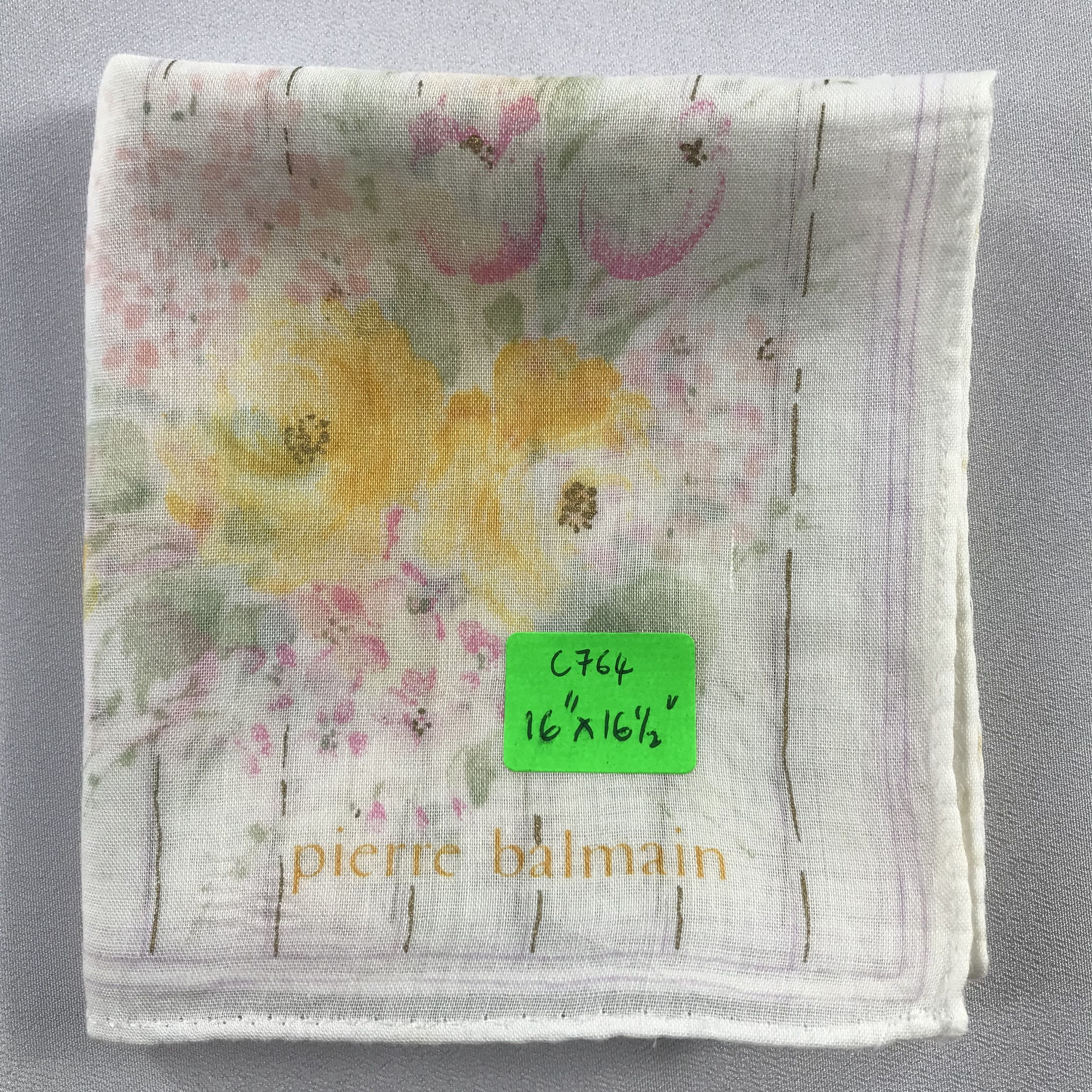 Pierre Balmain Pierre Balmain Handkerchief / Bandana / Neckerchief C764 Size ONE SIZE - 7 Thumbnail
