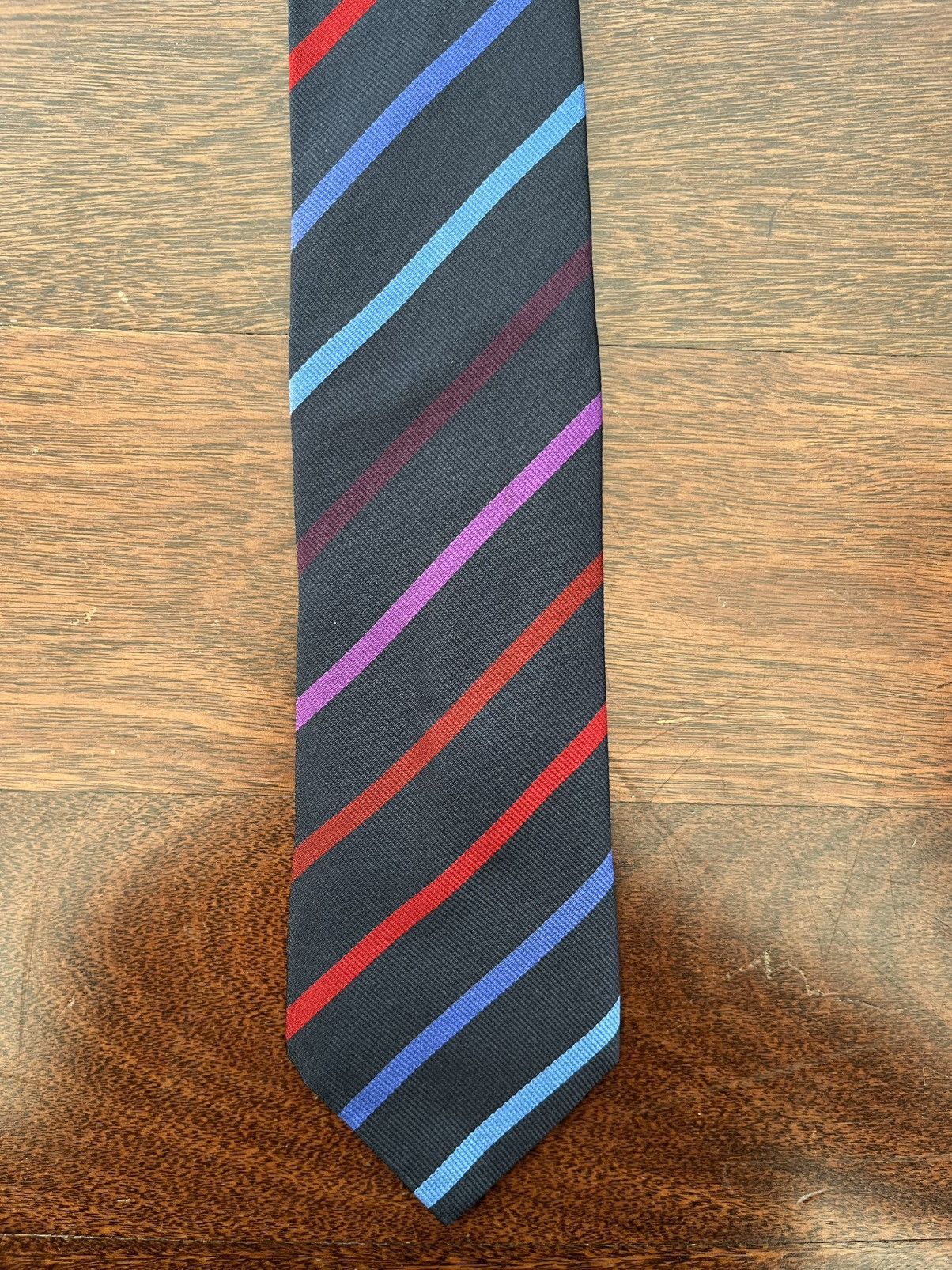 Paul Smith Paul Smith Multicolor Striped Silk Tie Size ONE SIZE - 1 Thumbnail