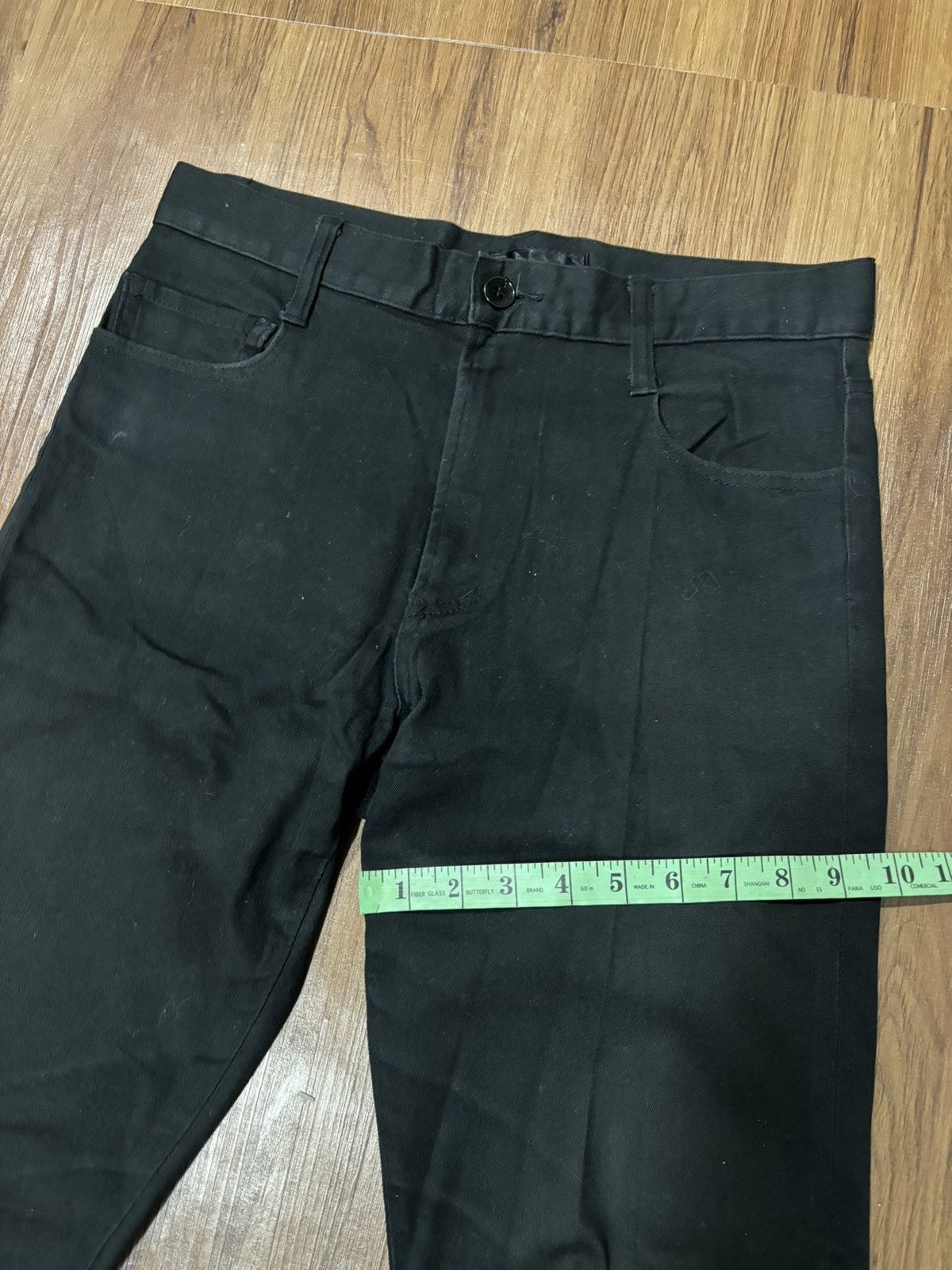 Hysteric Glamour × Japanese Brand × Vintage Vintage Hysteric Glamour Super Black Denim Jeans Size US 30 / EU 46 - 8 Thumbnail