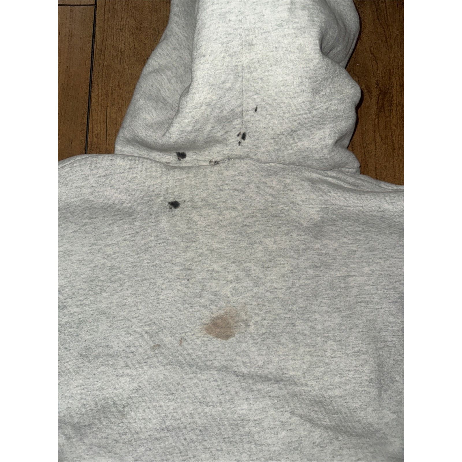 Vintage Georgetown Hoyas Pullover Hoodie Gray Distressed XL 22x25 Size US XL / EU 56 / 4 - 9 Thumbnail