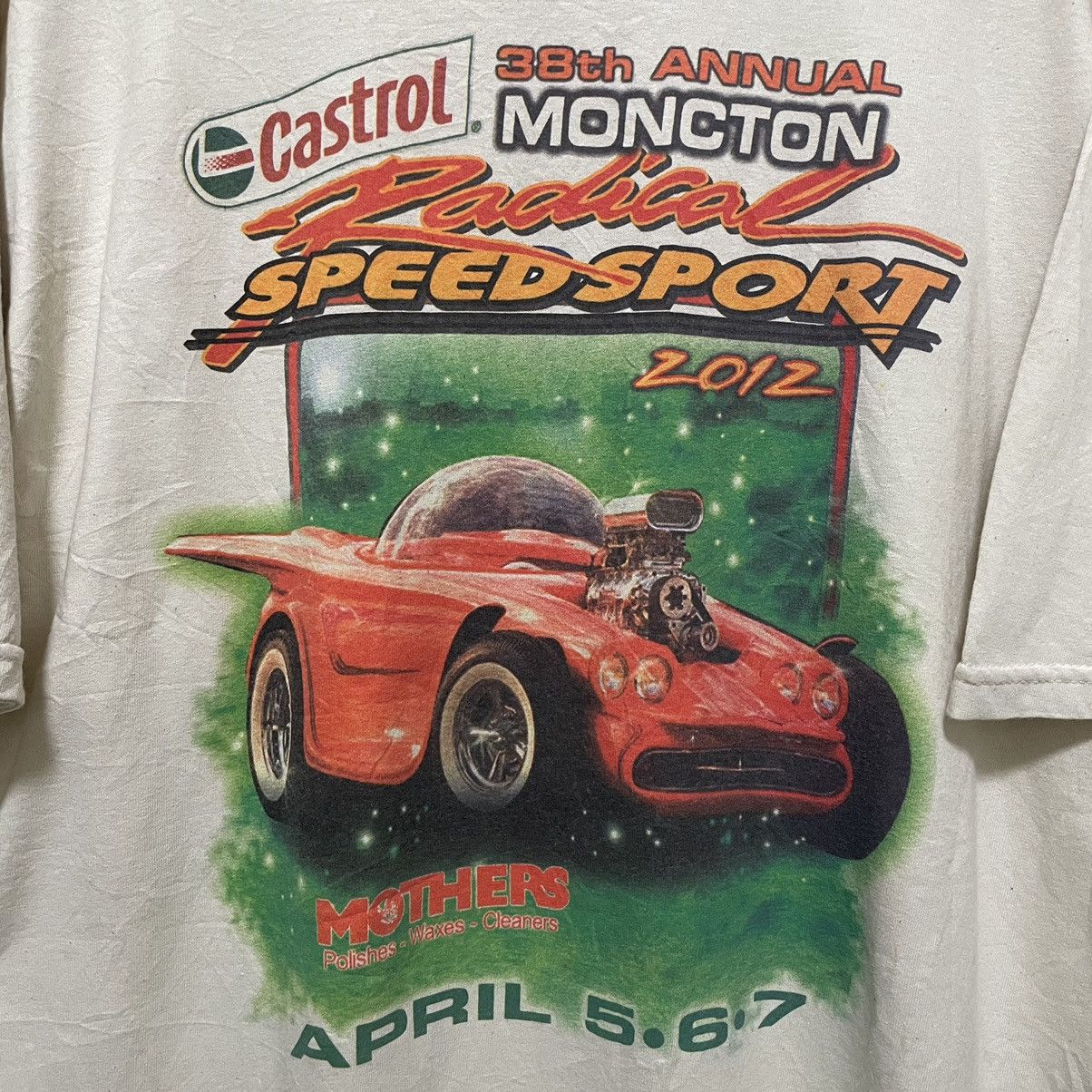 Vintage 2012 38th Annual Moncton Radical Speed Sport Racing Tee Size US XL / EU 56 / 4 - 2 Thumbnail