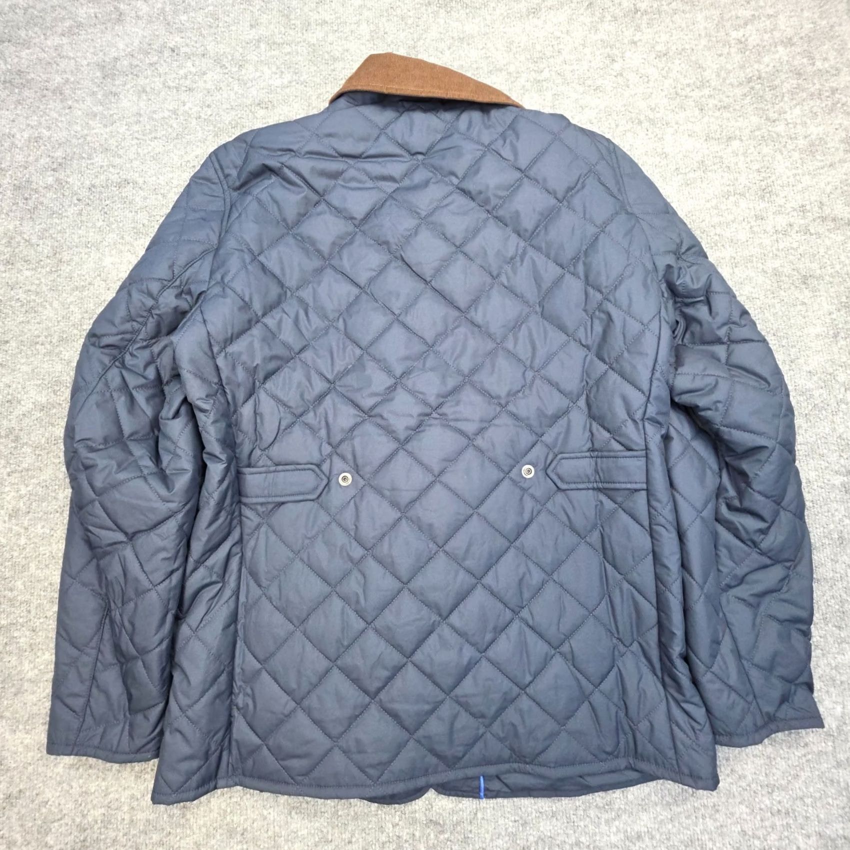 Brooks Brothers Brooks Brothers Coat Quilted Theremore Paddock Diamond Zip Lined Mens M Navy Size US M / EU 48-50 / 2 - 2 Thumbnail