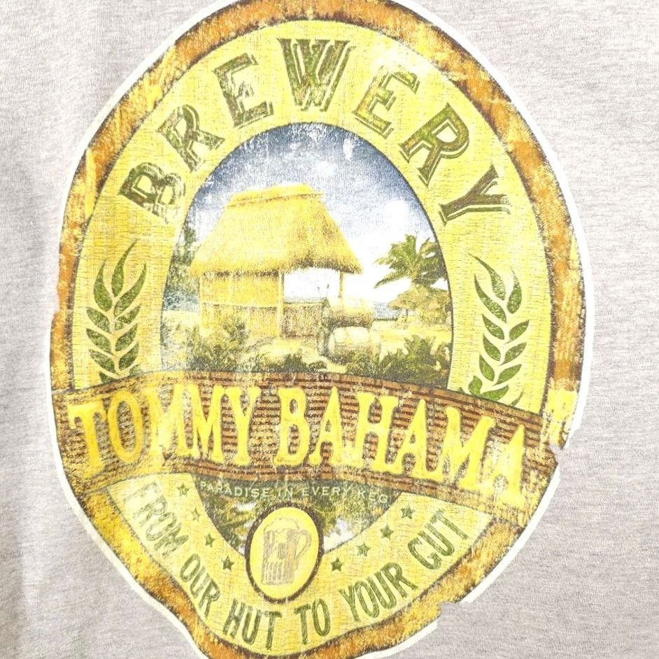 Tommy Bahama Tommy Bahama T Shirt Mens Size Medium Gray Brewery Paradise In Every Keg Beer | Short Sleeve Crew Neck Cotton Vintage: No Men MMS Size US M / EU 48-50 / 2 - 5 Thumbnail