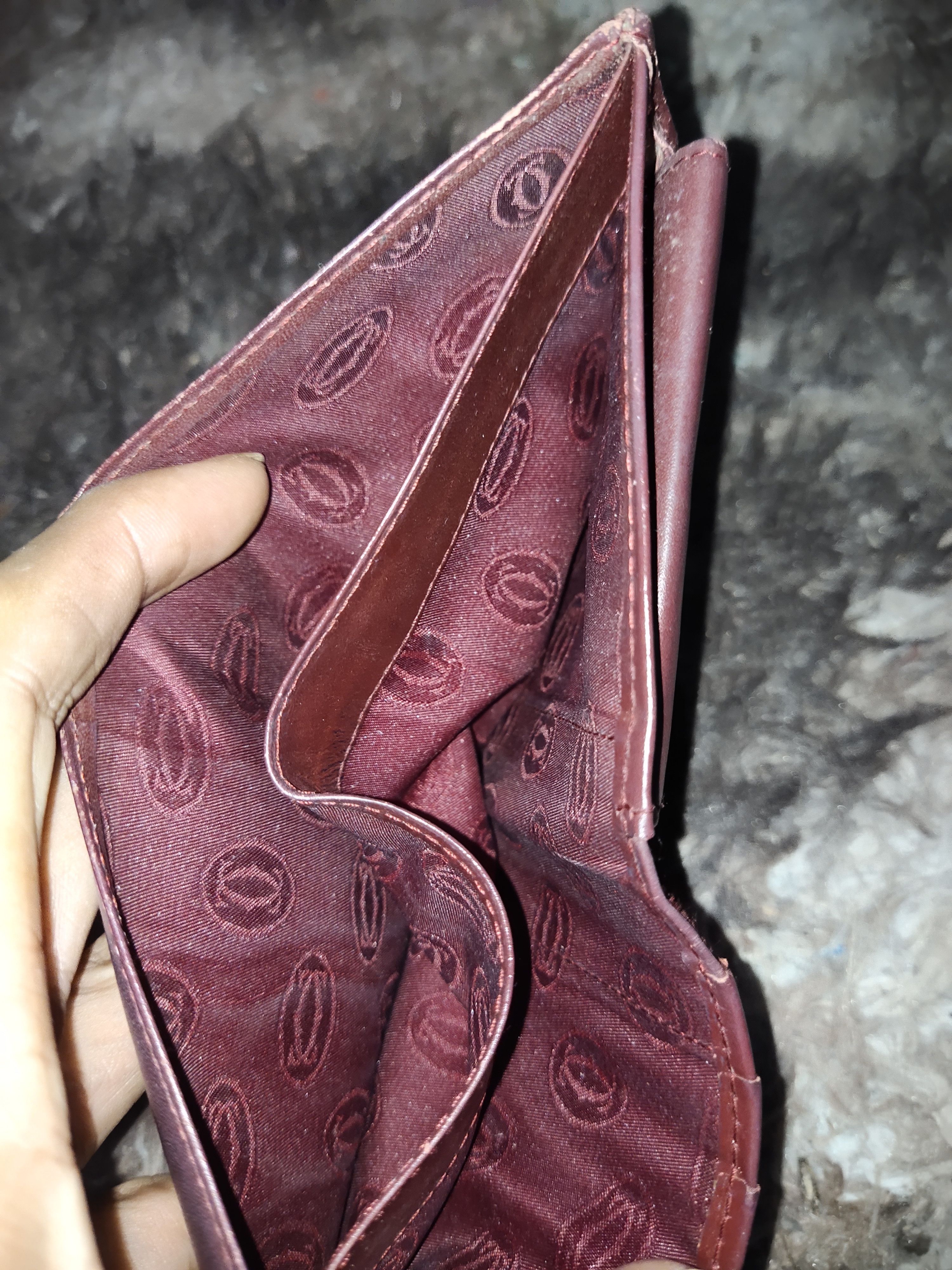 Cartier × Vintage Vintage CARTIER Bi Fold Red Wallet Size ONE SIZE - 6 Thumbnail