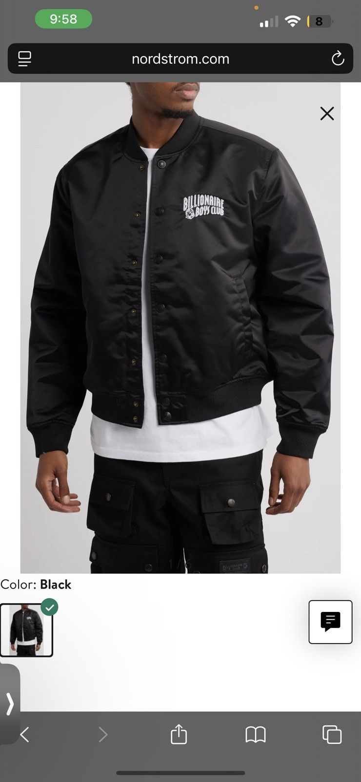 Billionaire Boys Club Bomber Size US M / EU 48-50 / 2 - 2 Thumbnail