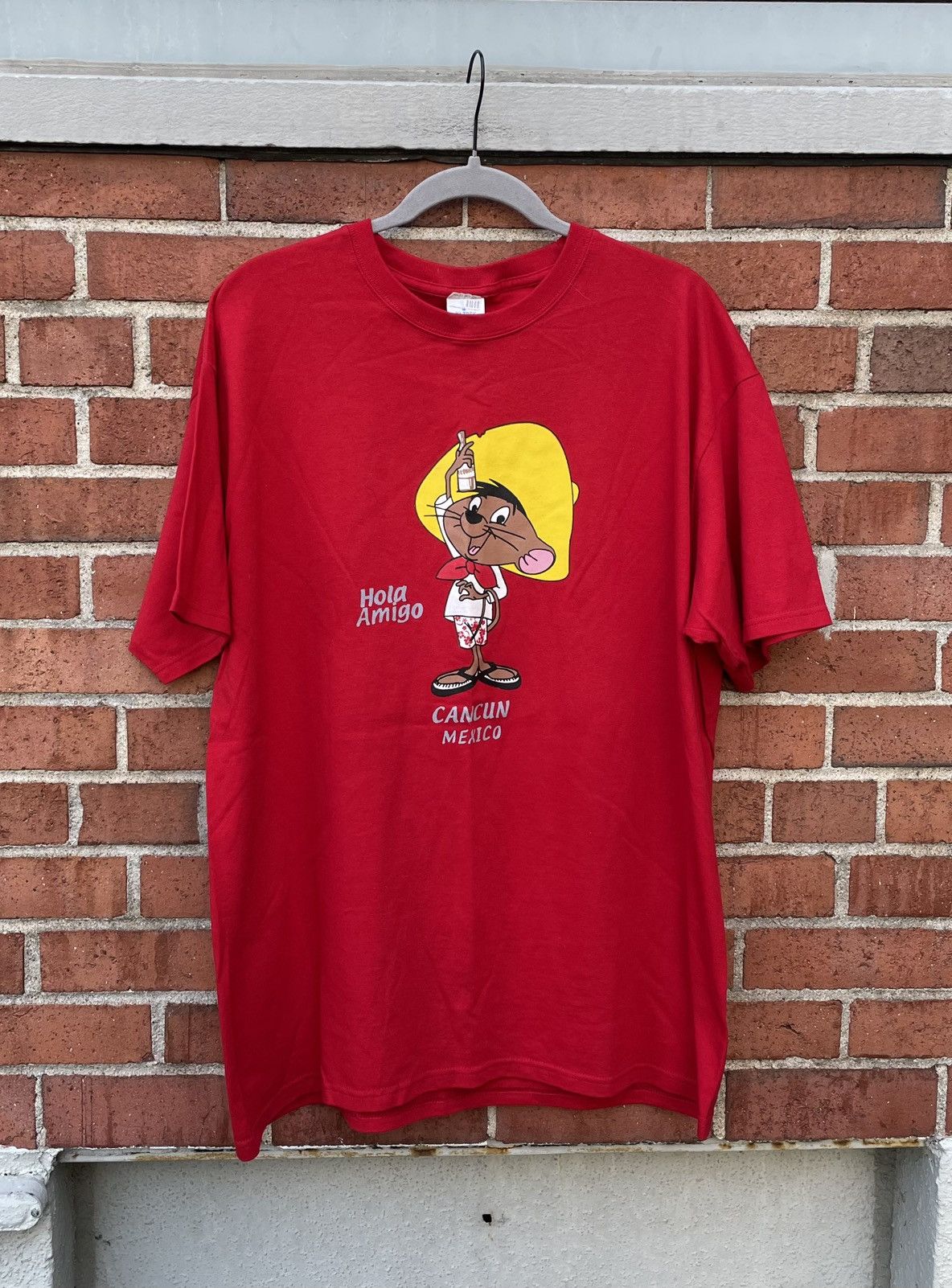 Vintage NWOT Y2k Yazbek Speedy Gonzales Tequila Mexico Mens T Shirt Size US XL / EU 56 / 4 - 1 Thumbnail