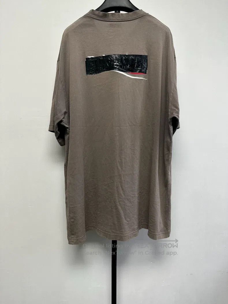 Balenciaga Balenciaga Logo Letter Printed Short Sleeve Crewneck Top Size US M / EU 48-50 / 2 - 2 Thumbnail