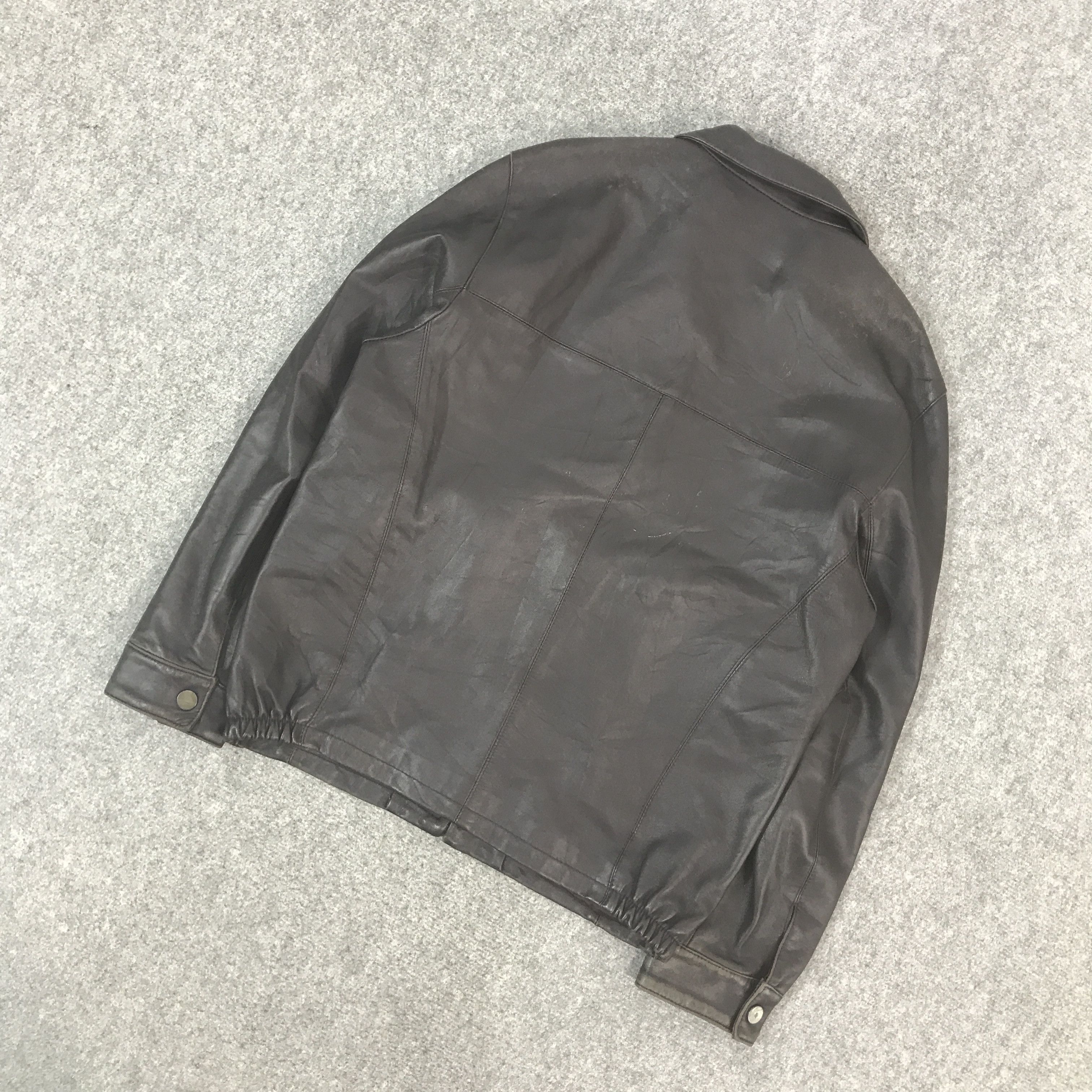 Leather VINATGE PIEROTUCCI LEATHER ZIPPER JACKET Size US L / EU 52-54 / 3 - 6 Thumbnail