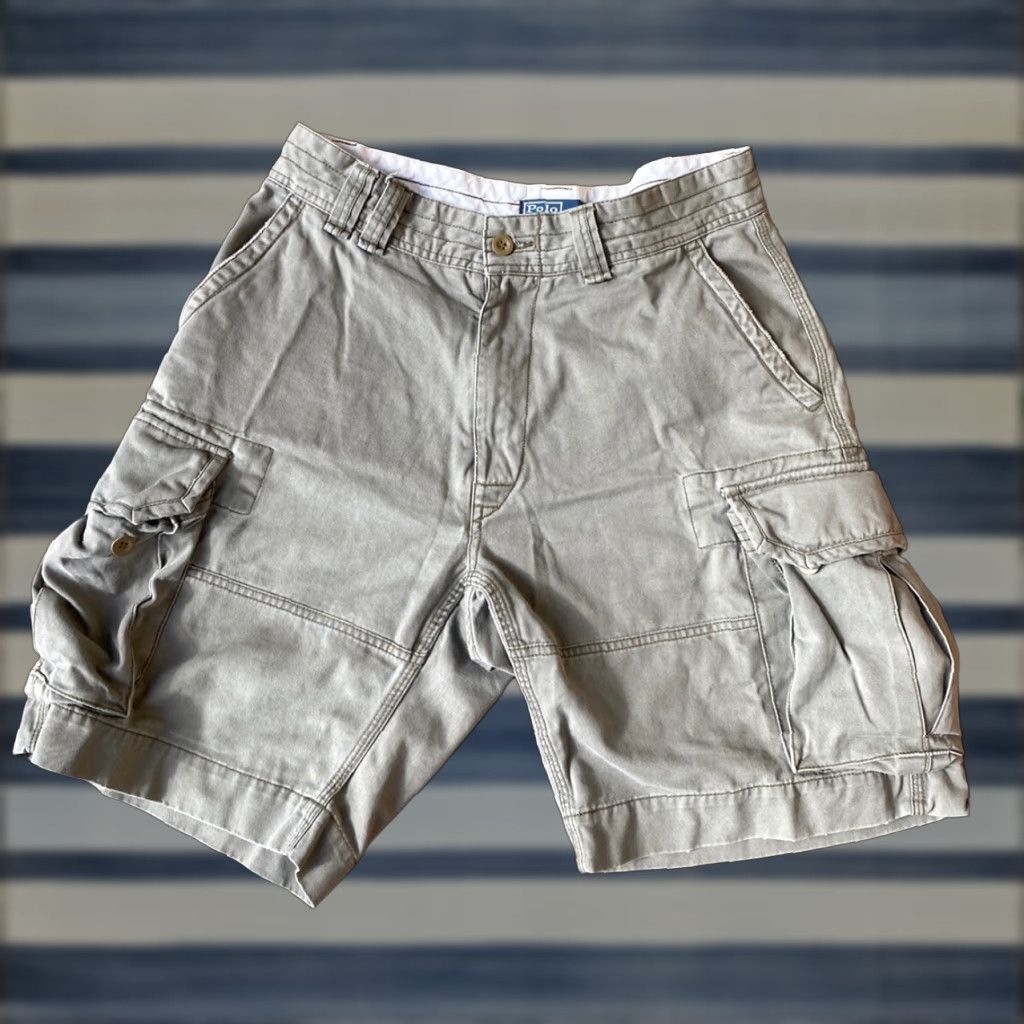 Polo Ralph Lauren Polo Ralph Lauren Cargo Shorts Military Gray 32 Size US XS / EU 42 / 0 - 1 Thumbnail