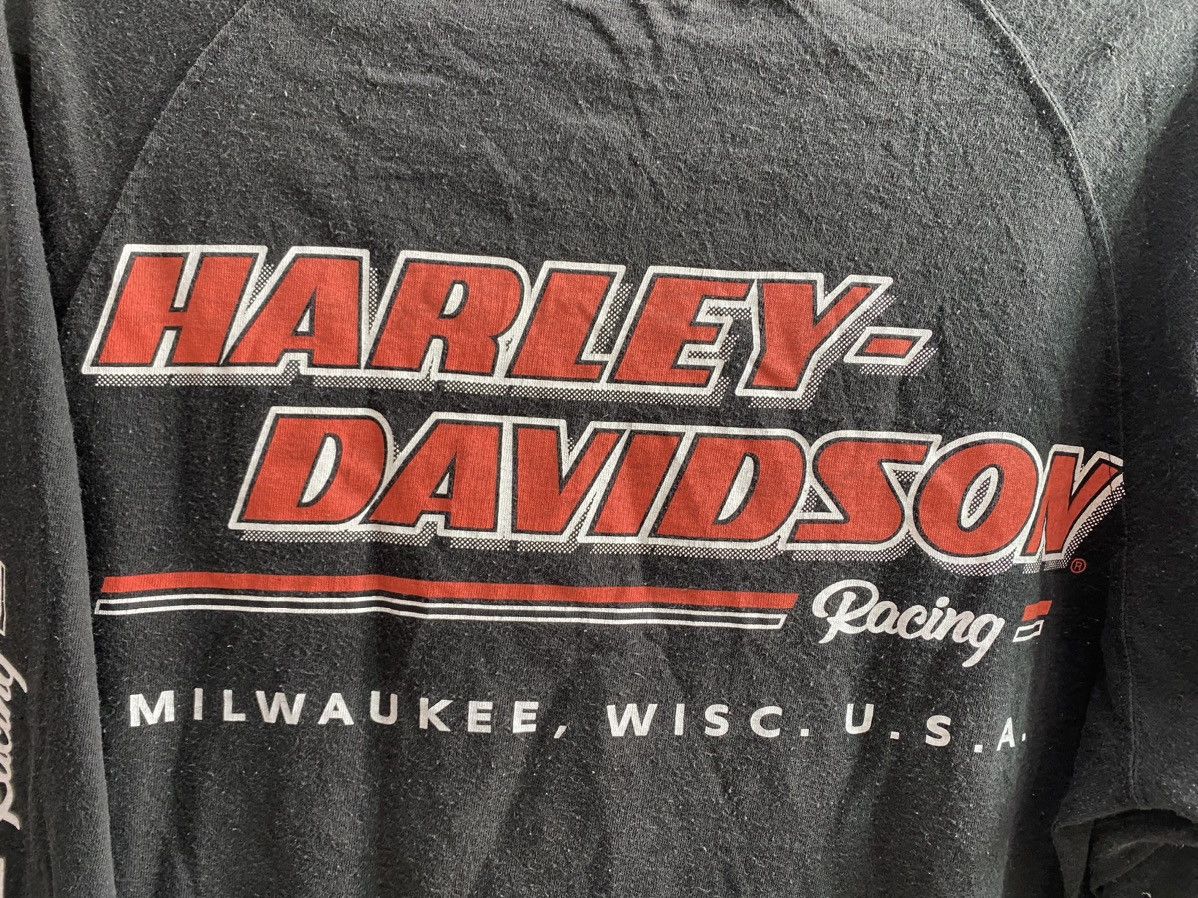 Vintage HARLEY DAVIDSON RACING TSHIRT Size US M / EU 48-50 / 2 - 9 Thumbnail