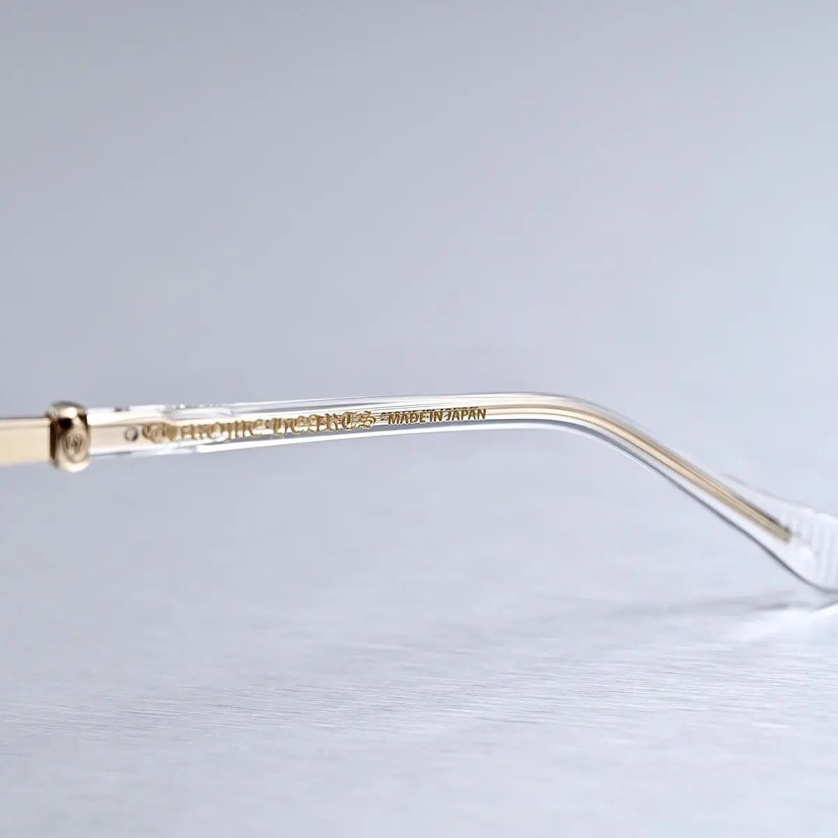 Chrome Hearts CHROME HEARTS TITANASLUVR CRYSTAL/GOLD PLATED GLASSES Size ONE SIZE - 6 Thumbnail