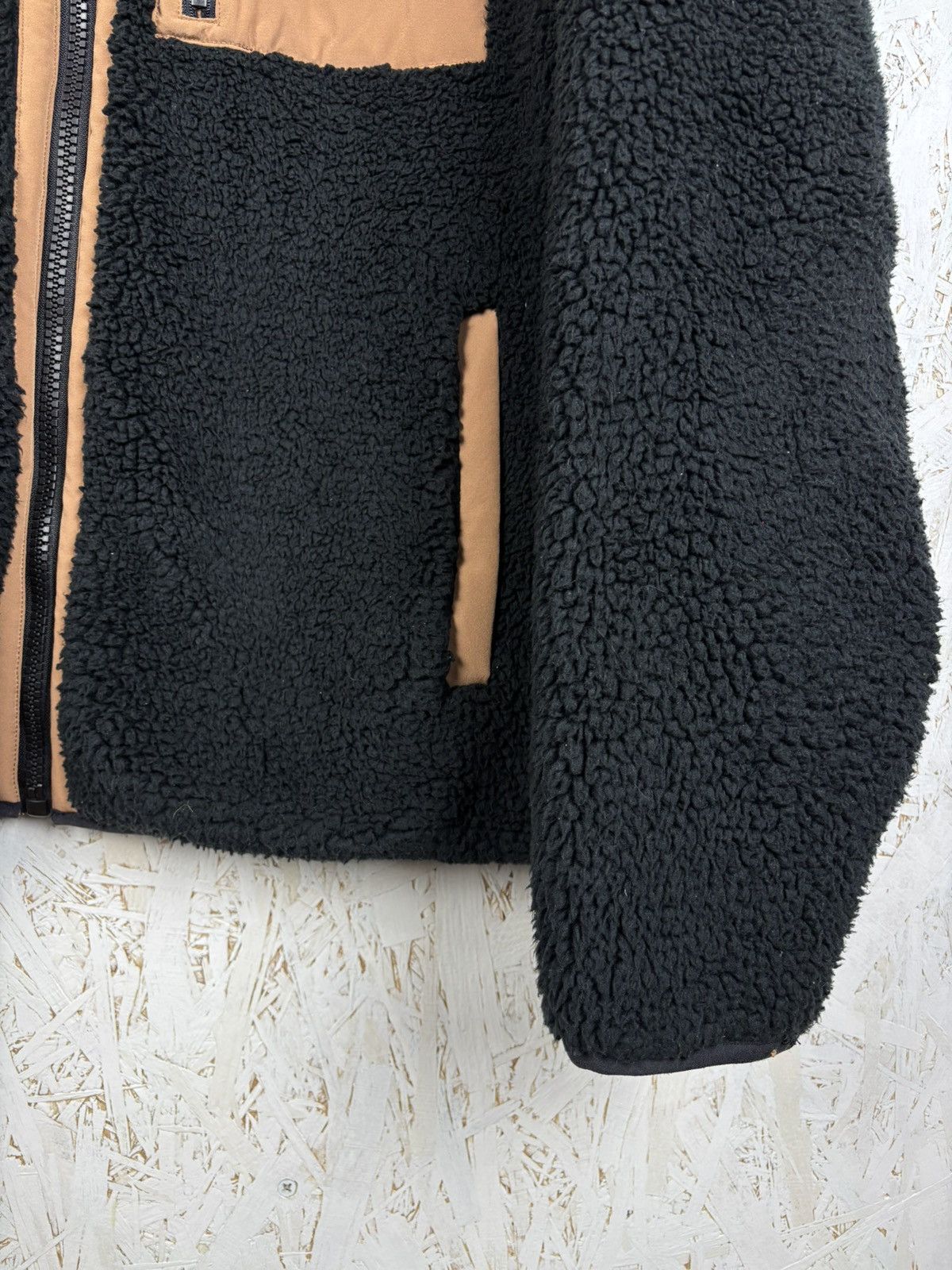 True Religion True Religion Logo Faux Shearling Zip Up Sherpa Jacket XL Size US XL / EU 56 / 4 - 4 Thumbnail