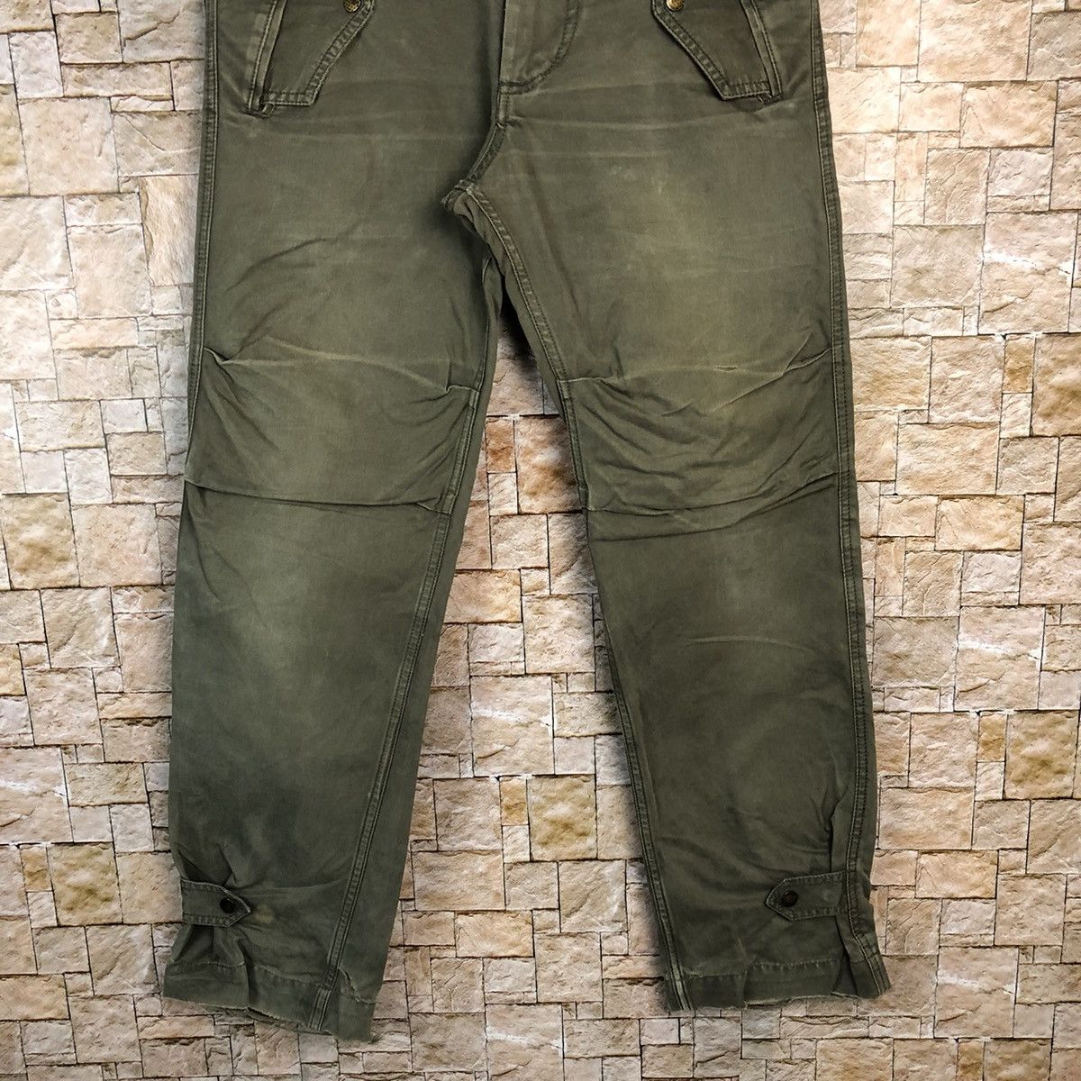 Diesel Diesel Green Cargo Multipocket Pants #A353 Size US 31 - 3 Thumbnail