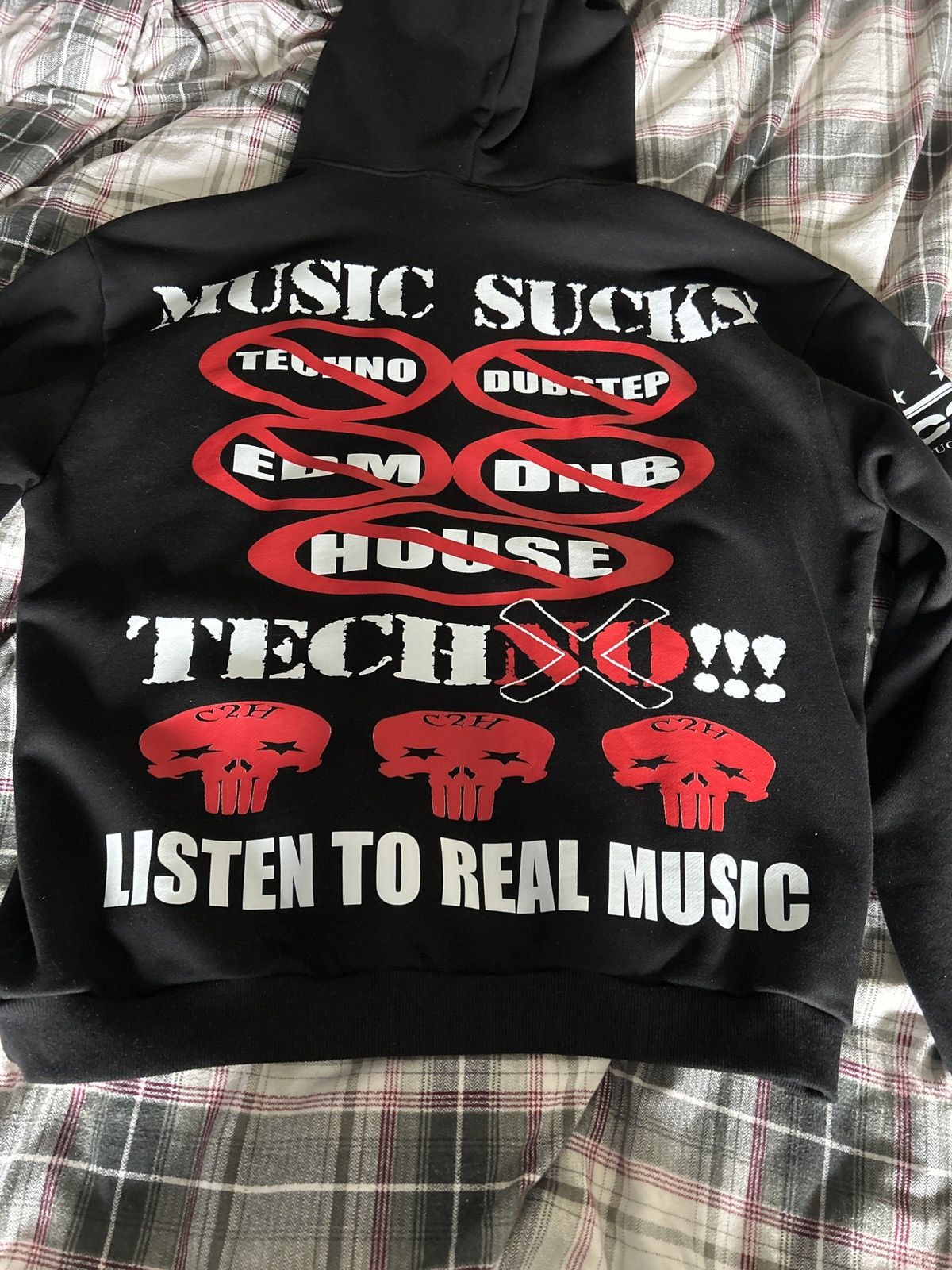 Drain Gang × Haunted Mound × Young Thug HAUNTED STARBUCKS X VARG2TM, KILL YOUR DJ, MUSIC SUCKS Size US L / EU 52-54 / 3 - 2 Thumbnail