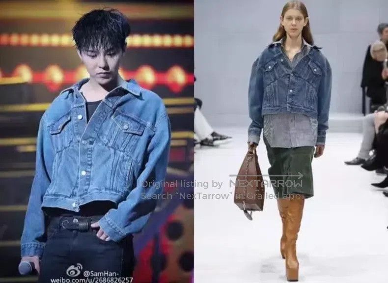 Balenciaga Balenciaga Deconstructed Washed Denim Jacket Size XXS / US 00 / IT 34 - 9 Thumbnail