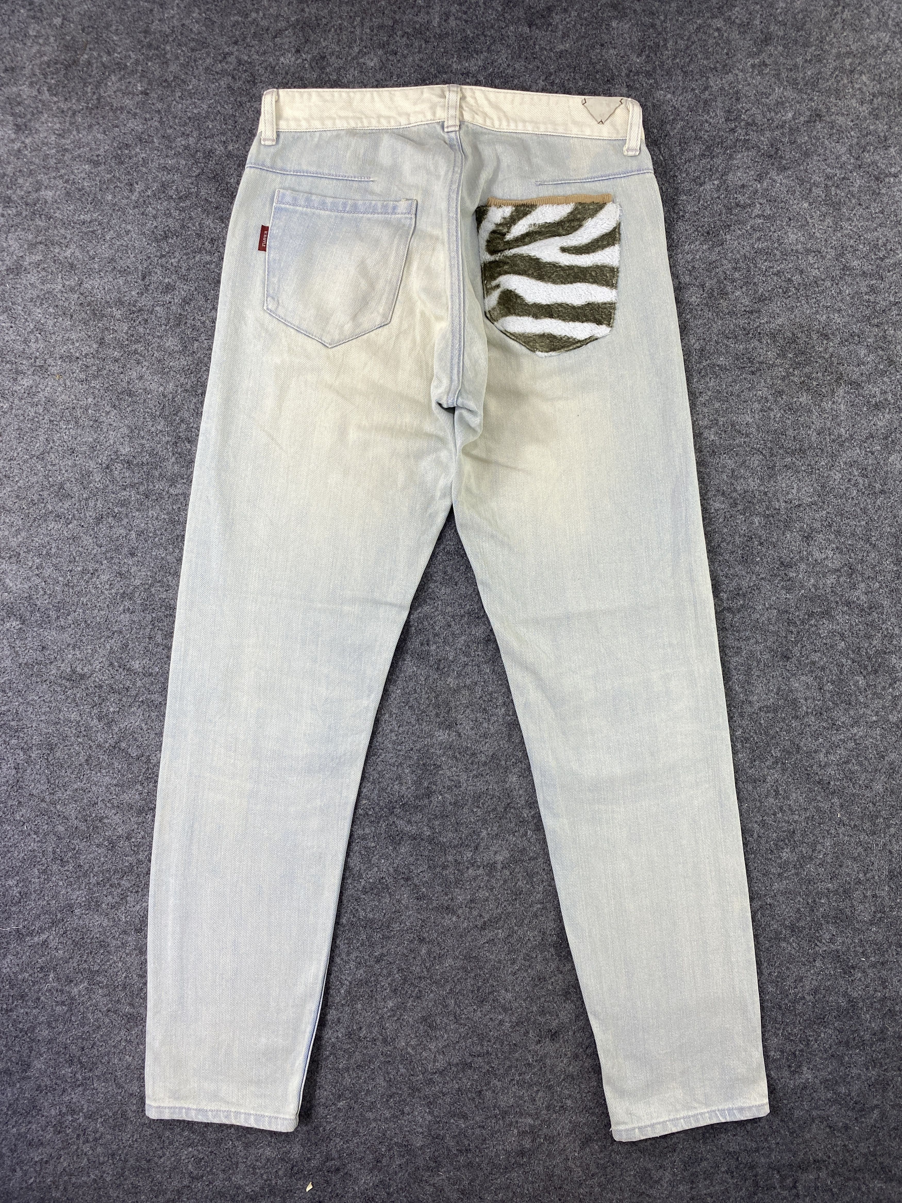 Japanese Brand Waffling Waffle Image+Create Artistic Jeans - J1126 Size US 30 / EU 46 - 3 Thumbnail