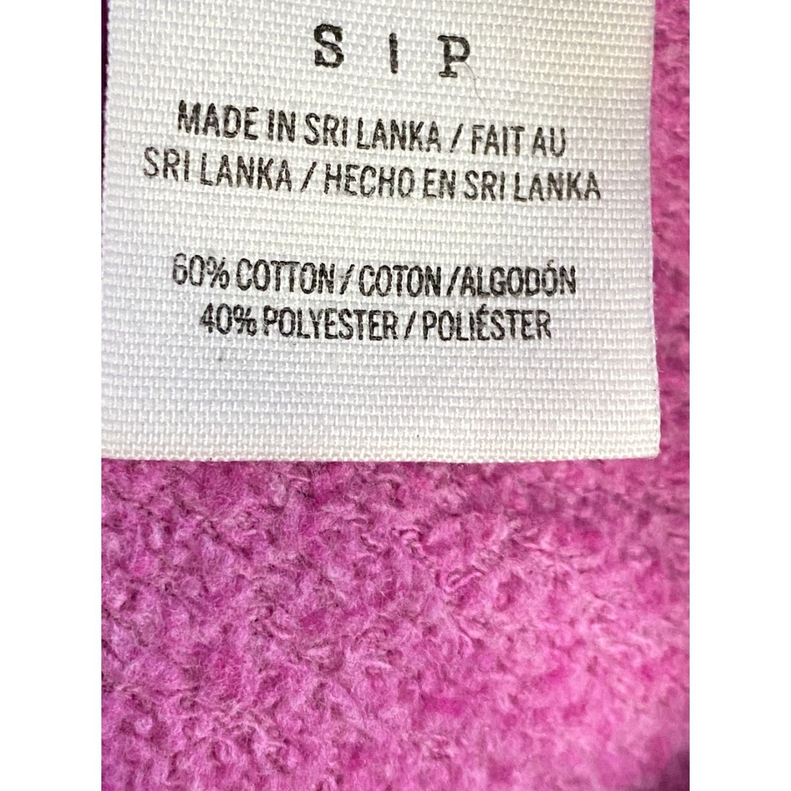 Pinko VS PINK 1/4 Zip Sweatshirt Womens Pink Long Sleeve Mock Pullover size Small Size S / US 4 / IT 40 - 5 Thumbnail