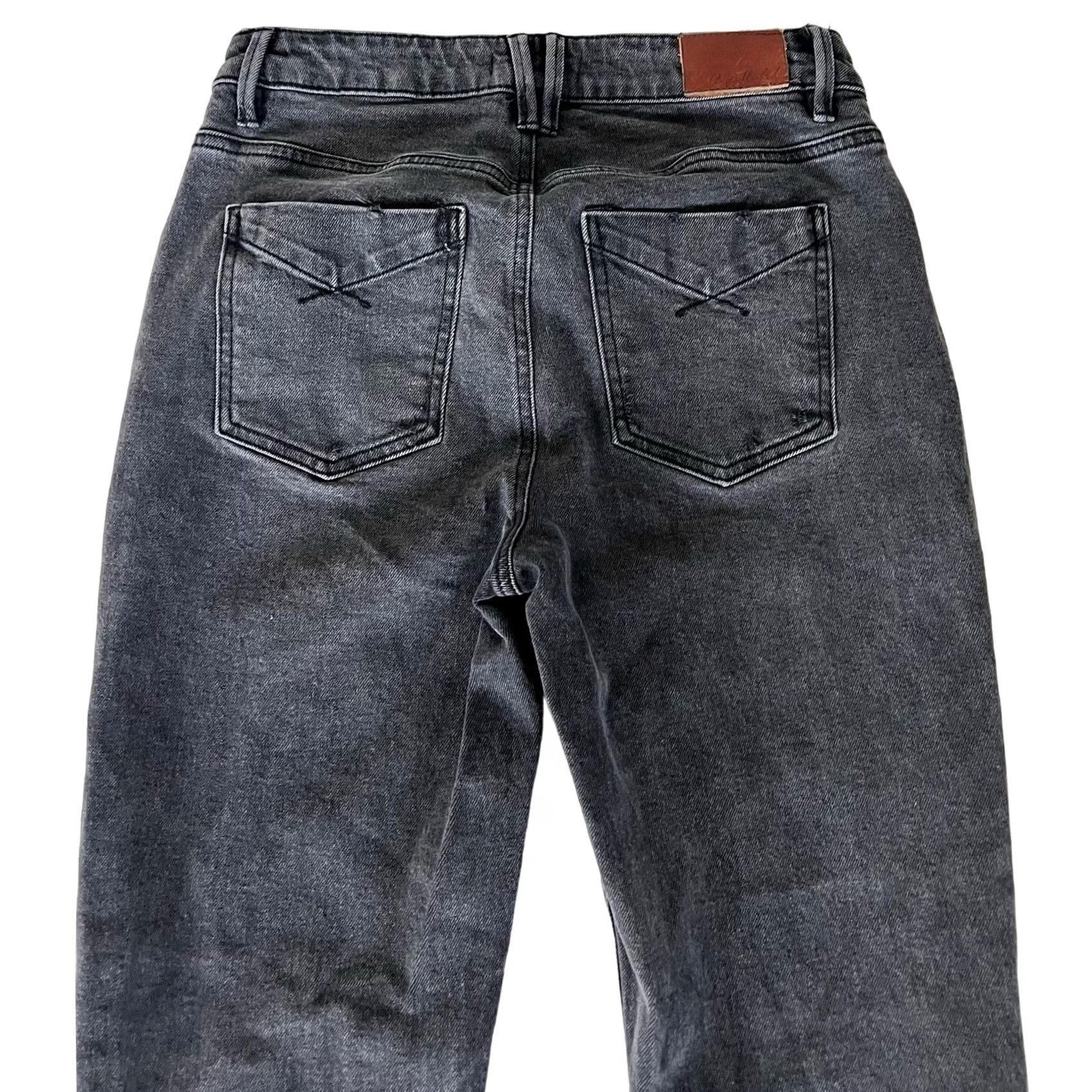 Vintage VINTAGE Unpublished Jeans Women 28 Distressed Straight Black Gray Washed/Faded Size 28" / US 6 / IT 42 - 6 Thumbnail