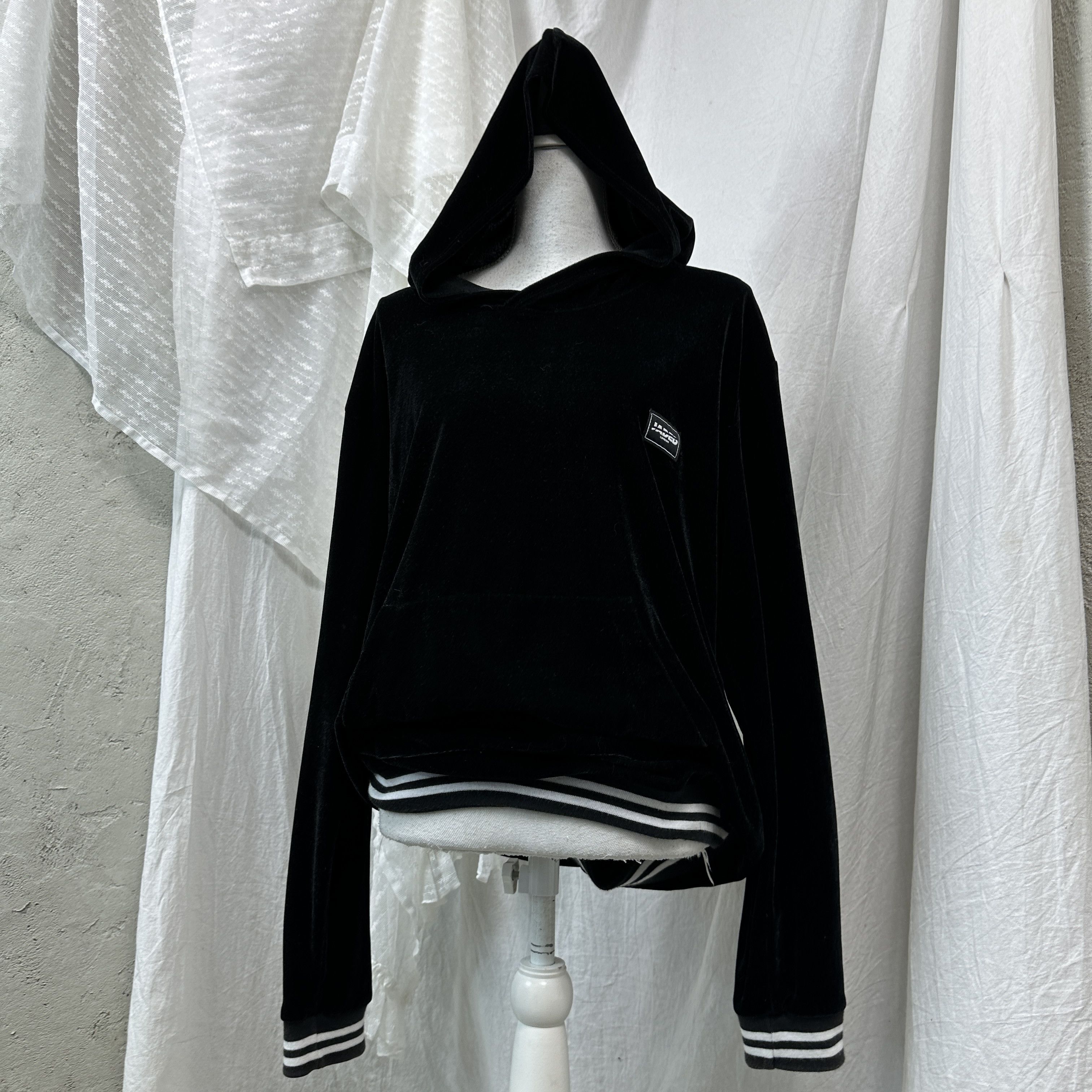 Jaded London Vintage Velvet Streetwear Jaded London Hoodie Y2K Size L / US 10 / IT 46 - 1 Thumbnail
