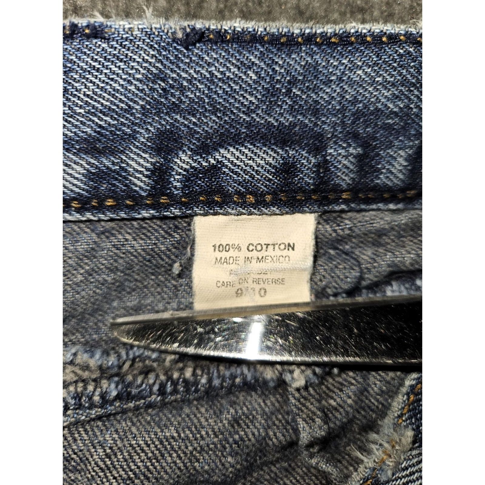 Vintage VINTAGE BonJour Jeans Womens 9/10 Blue High Rise Tapered Pleated Denim 90s Pants Size 30" / US 8 / IT 44 - 3 Thumbnail