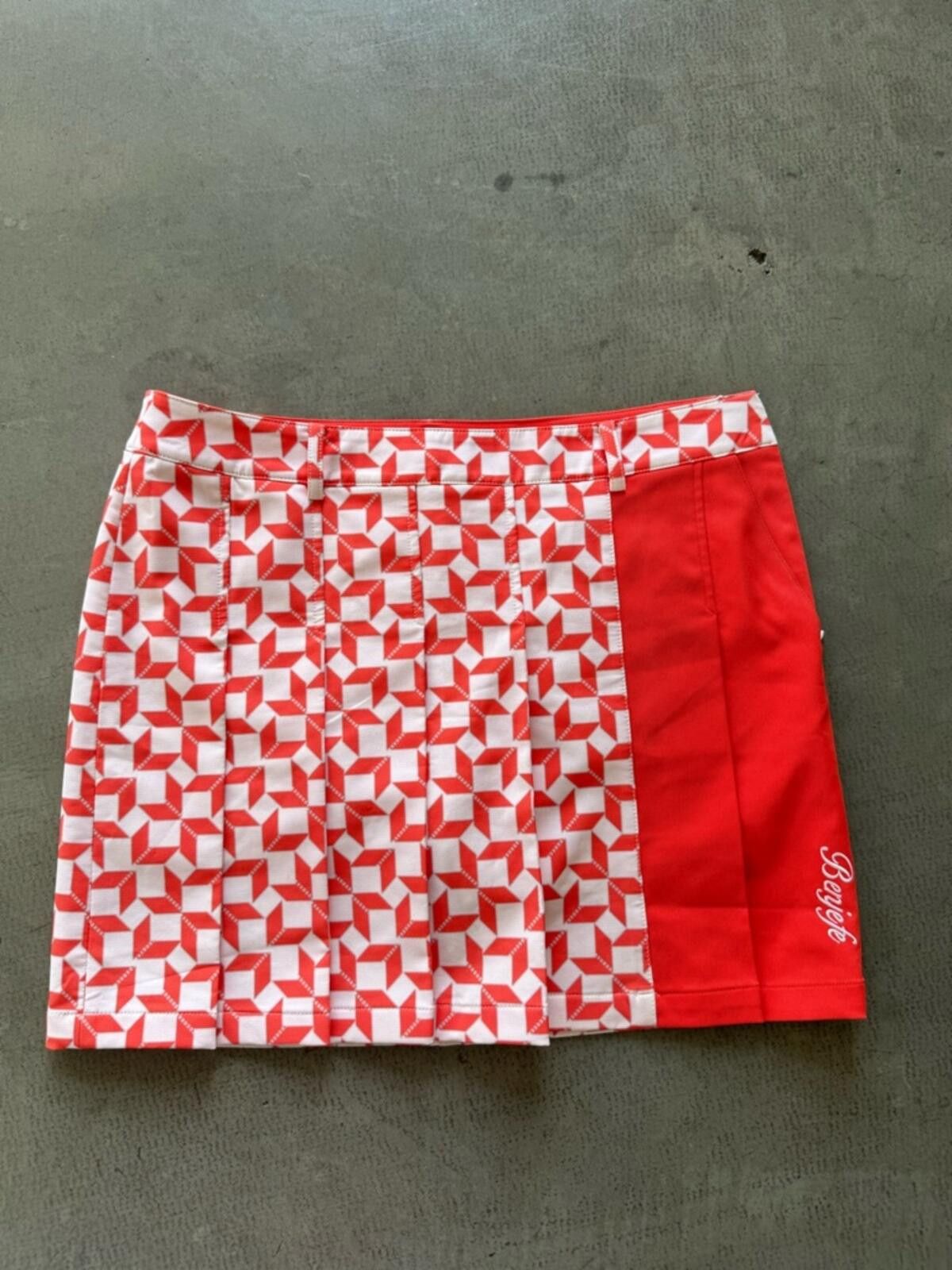 Other Benjefe / Golf Skort Pleated Geometric Size 32" / US 10 / IT 46 - 1 Thumbnail