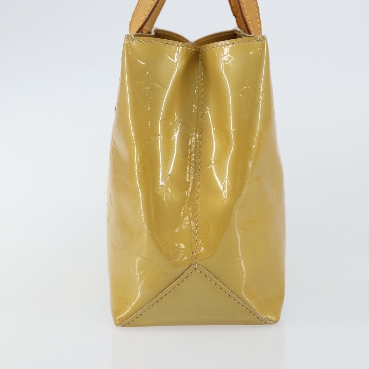 Louis Vuitton LOUIS VUITTON Monogram Vernis Reade PM Hand Bag Beige M91334 Size ONE SIZE - 5 Thumbnail