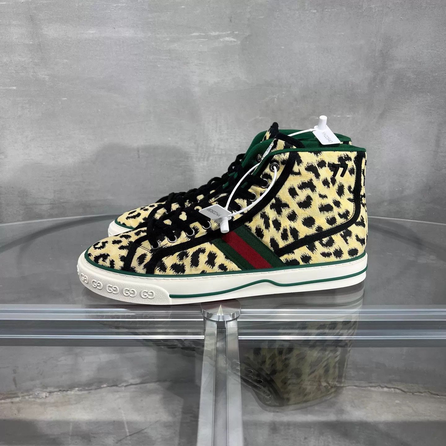 Gucci GUCCI Tennis 1977 Leopard Print Sneakers UK8/42 Size US 9 / EU 42 - 3 Thumbnail