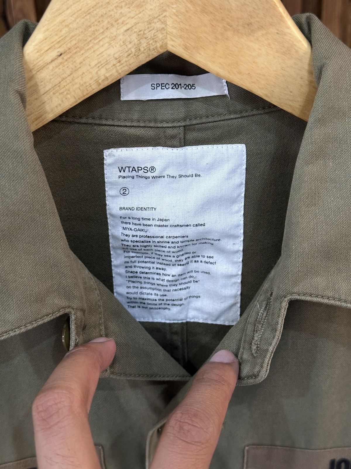 Wtaps WTAPS Buds LS Shirts Cotton Satin 2011 "Olive Drab" size 2 Size US M / EU 48-50 / 2 - 3 Thumbnail