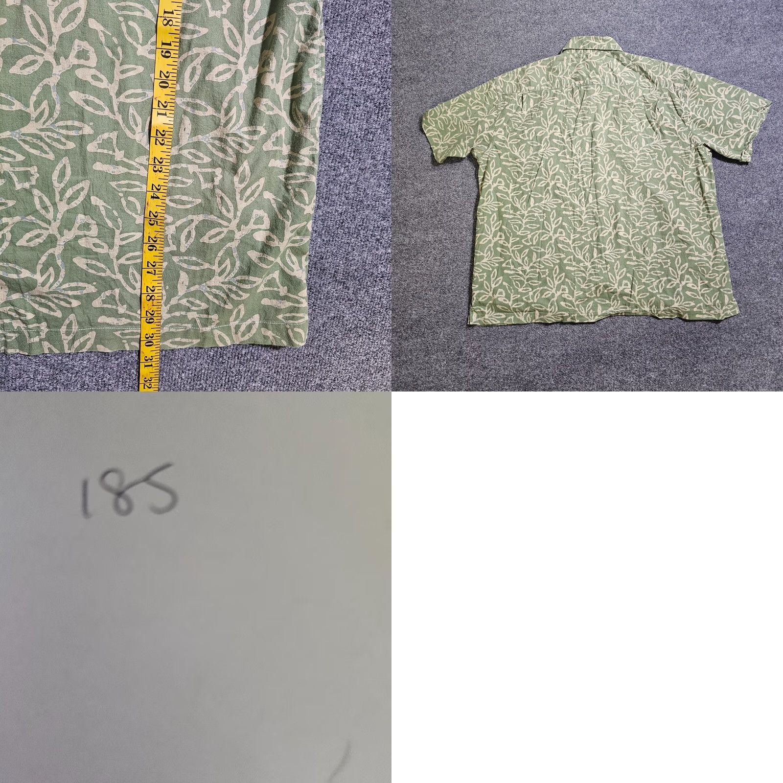 Orvis Orvis Shirt Mens XL Green Linen Short Sleeve Button-Up Beach Classic Casual Size US XL / EU 56 / 4 - 8 Thumbnail