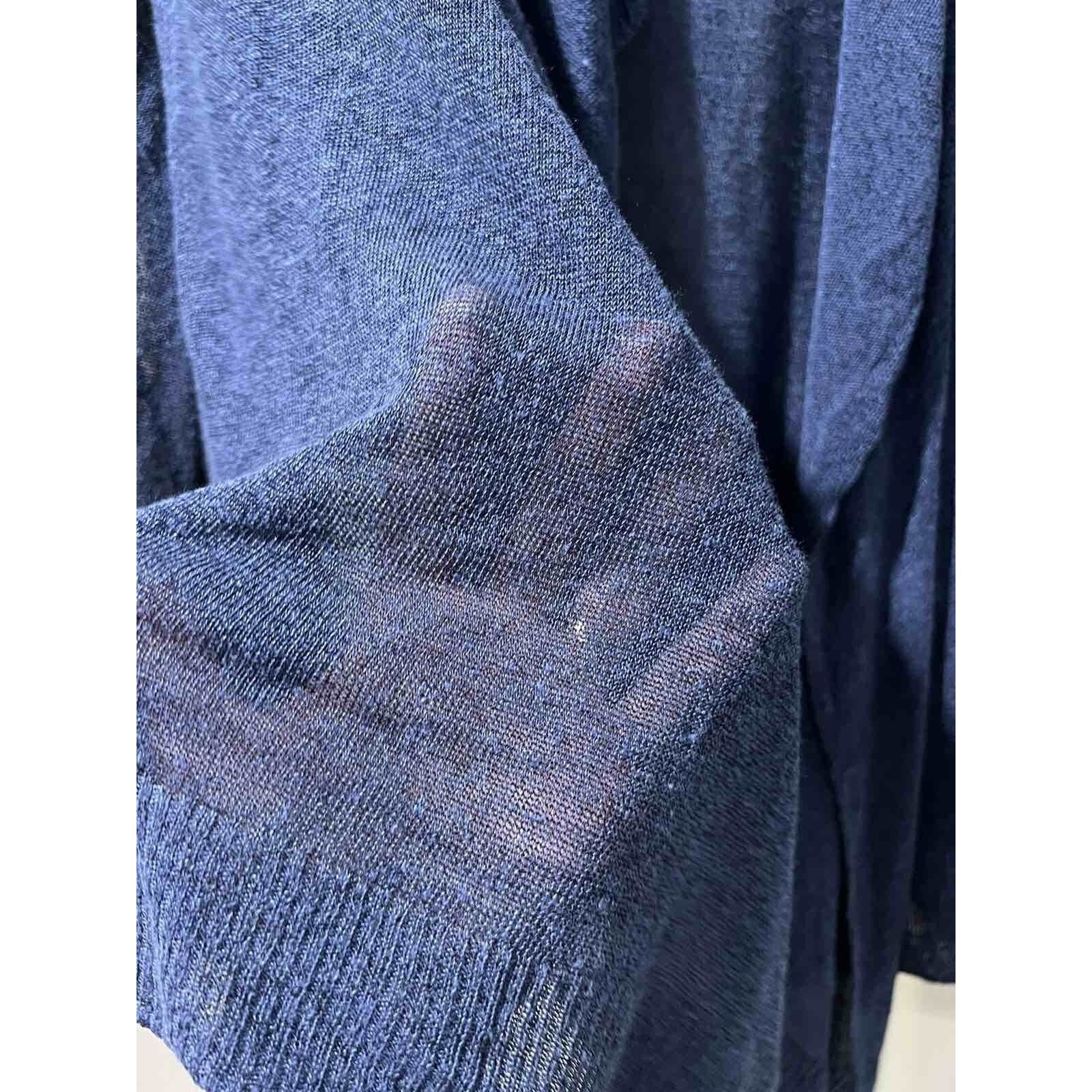 & Other Stories Retro-ology Linen Long Sleeve Women Blue Size S A003287 Size S / US 4 / IT 40 - 8 Thumbnail