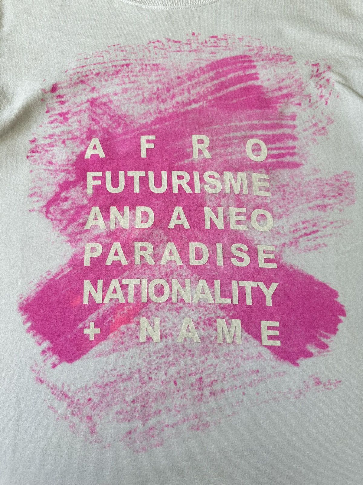 20471120 90's Nationality + Name = Grosbec punk statement tee Size US S / EU 44-46 / 1 - 6 Thumbnail