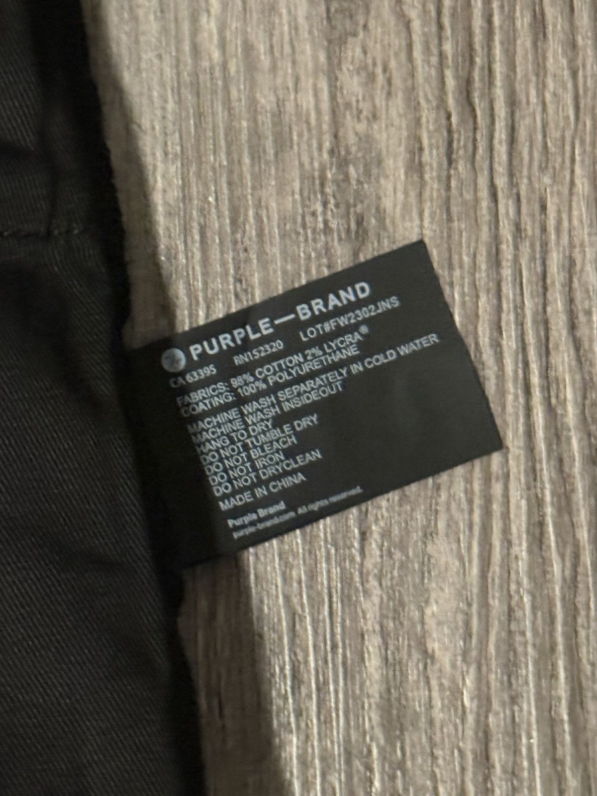 Purple Brand P001 Stretch Leather Black Beauty Size US 38 / EU 54 - 6 Thumbnail