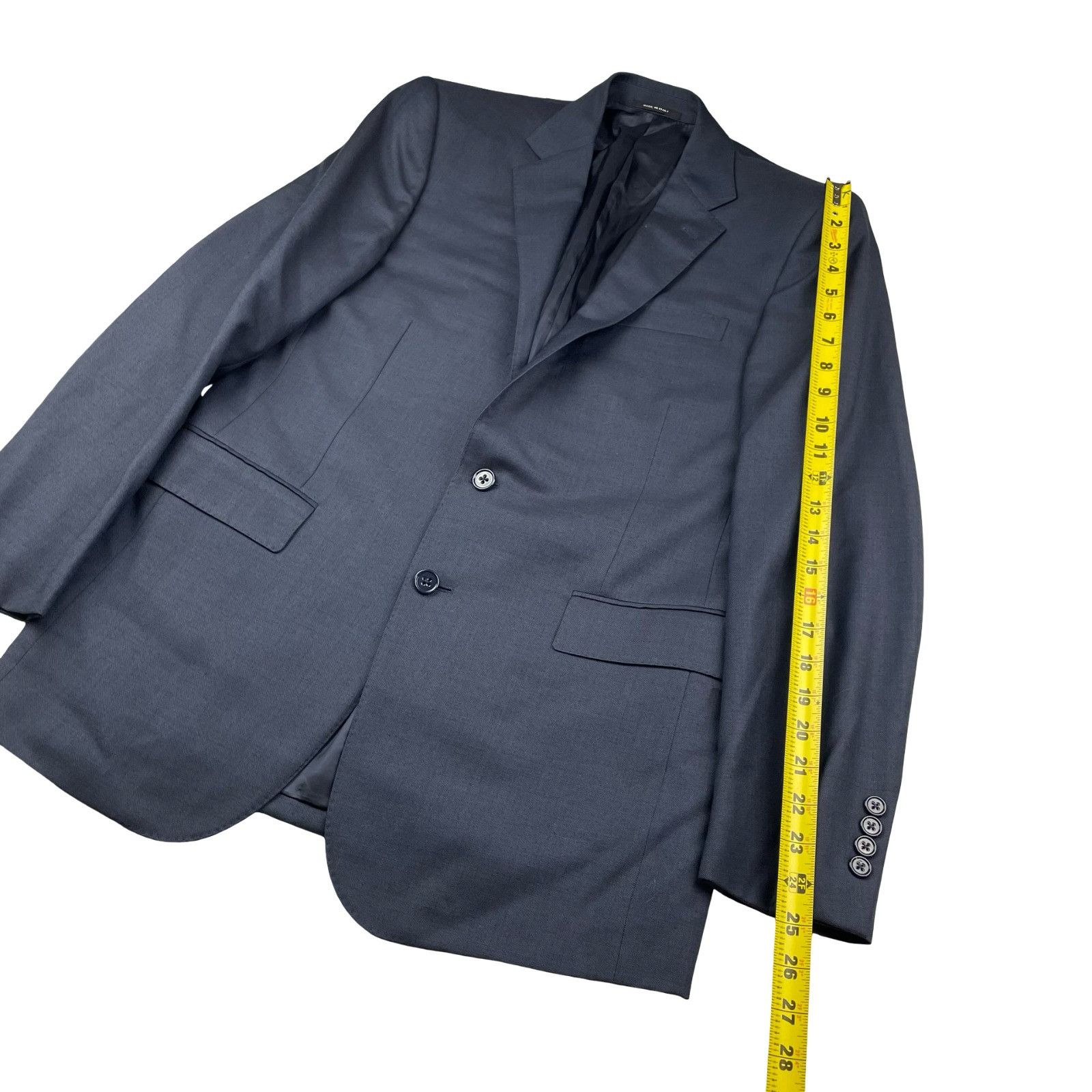 Ralph Lauren Black Label Ralph Lauren Black Label Men's 100% Wool 2-Button Blazer Nav Size 40R - 12 Thumbnail