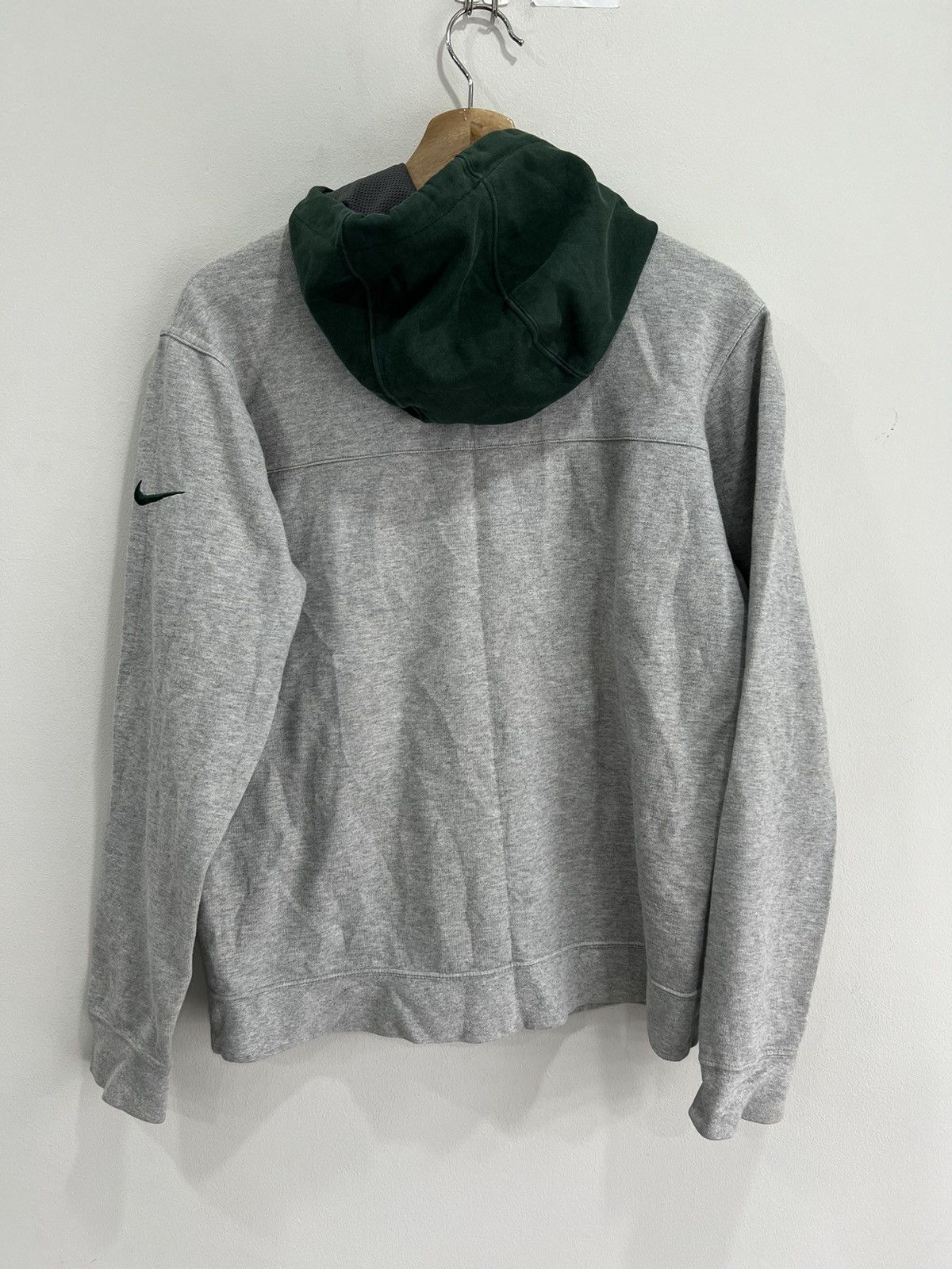 Nike × Vintage Vintage Nike Michigan Spartans Hoodie Sweater Size US L / EU 52-54 / 3 - 4 Thumbnail