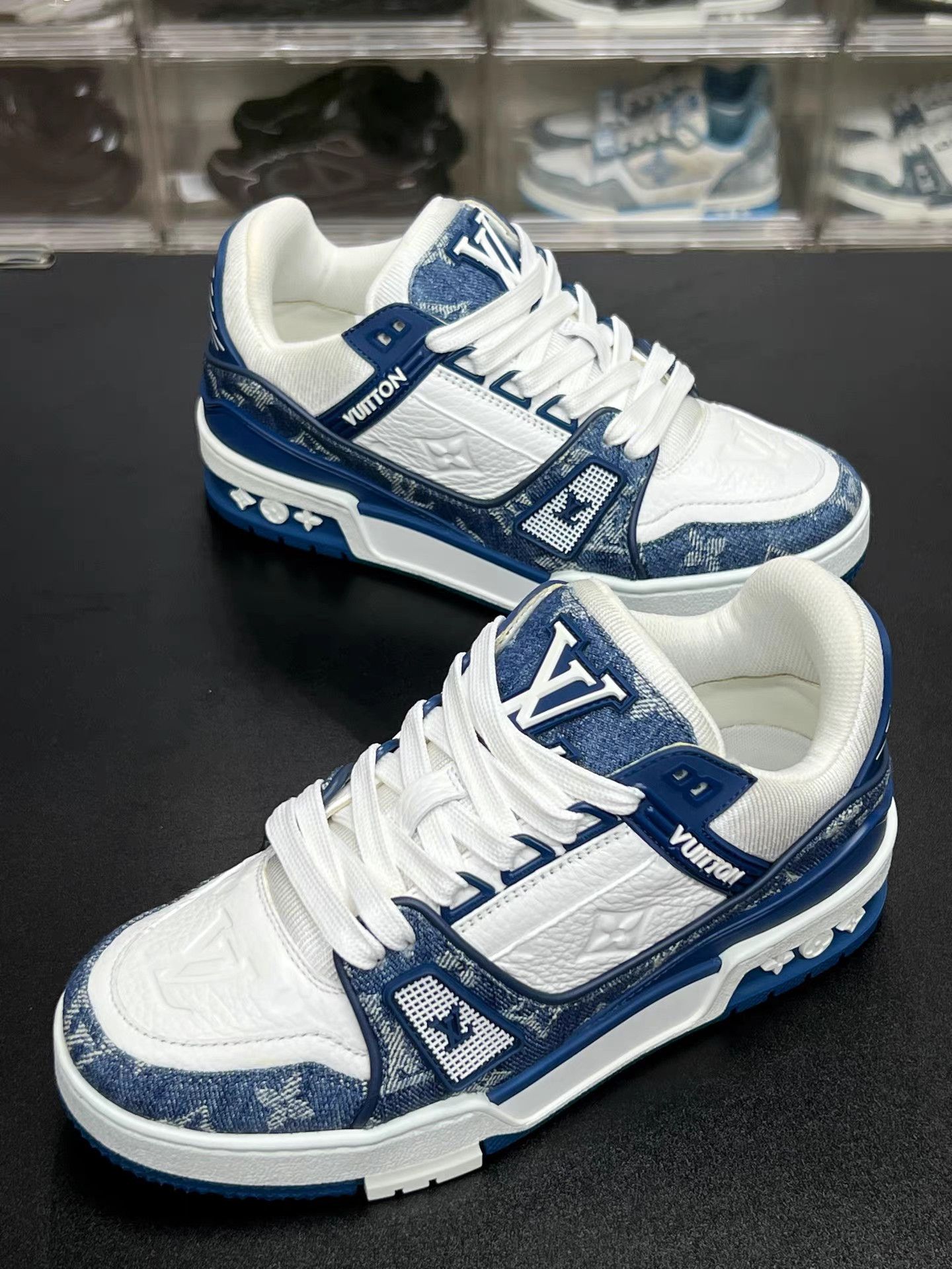 Louis Vuitton LV TRAINER Casual Shoes K15 Size US 5.5 / IT 35.5 - 1 Thumbnail
