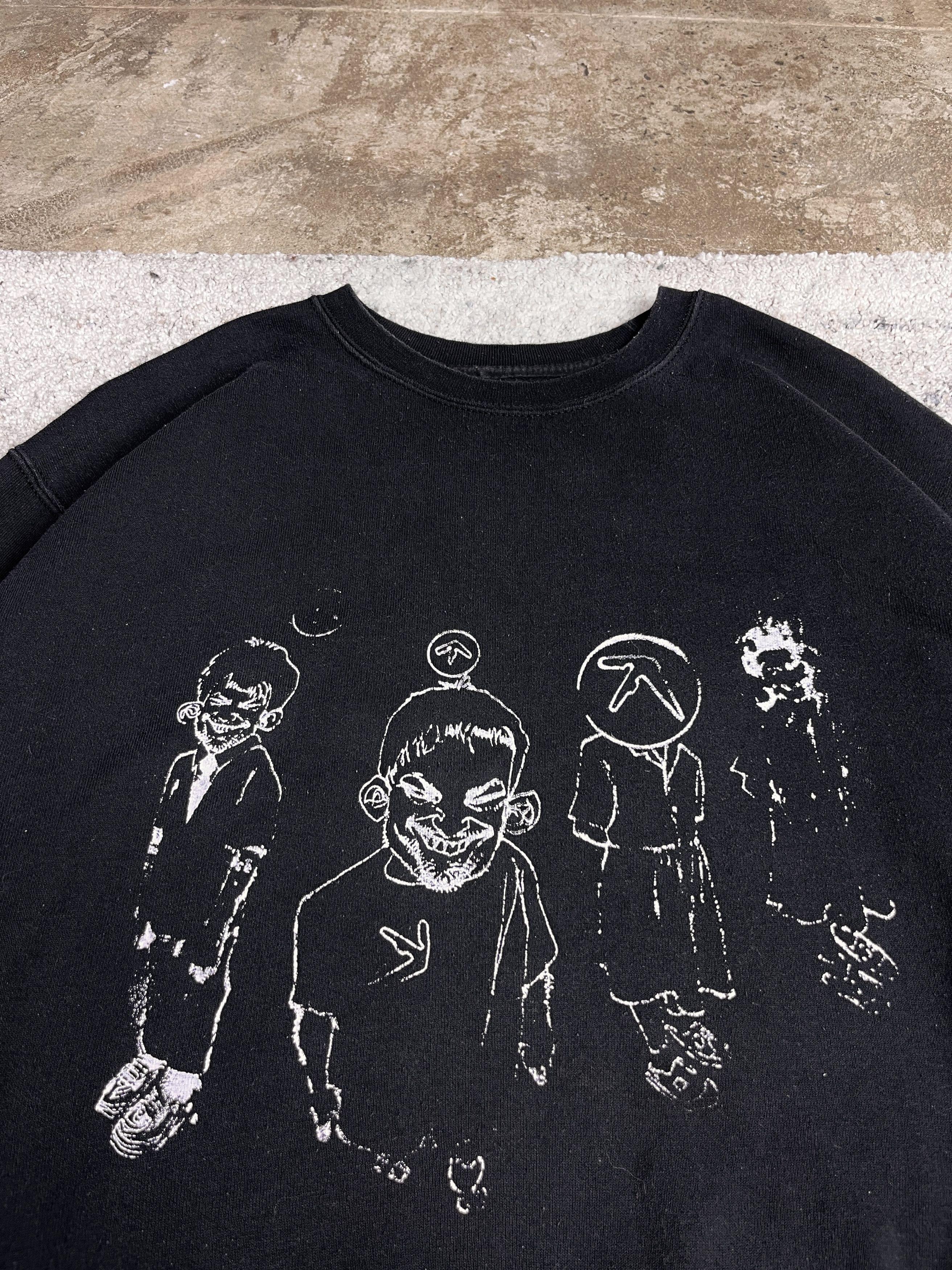 Vintage APHEX TWIN "COME TO DADDY" SWEATSHIRT - № 1651 Size US L / EU 52-54 / 3 - 5 Thumbnail