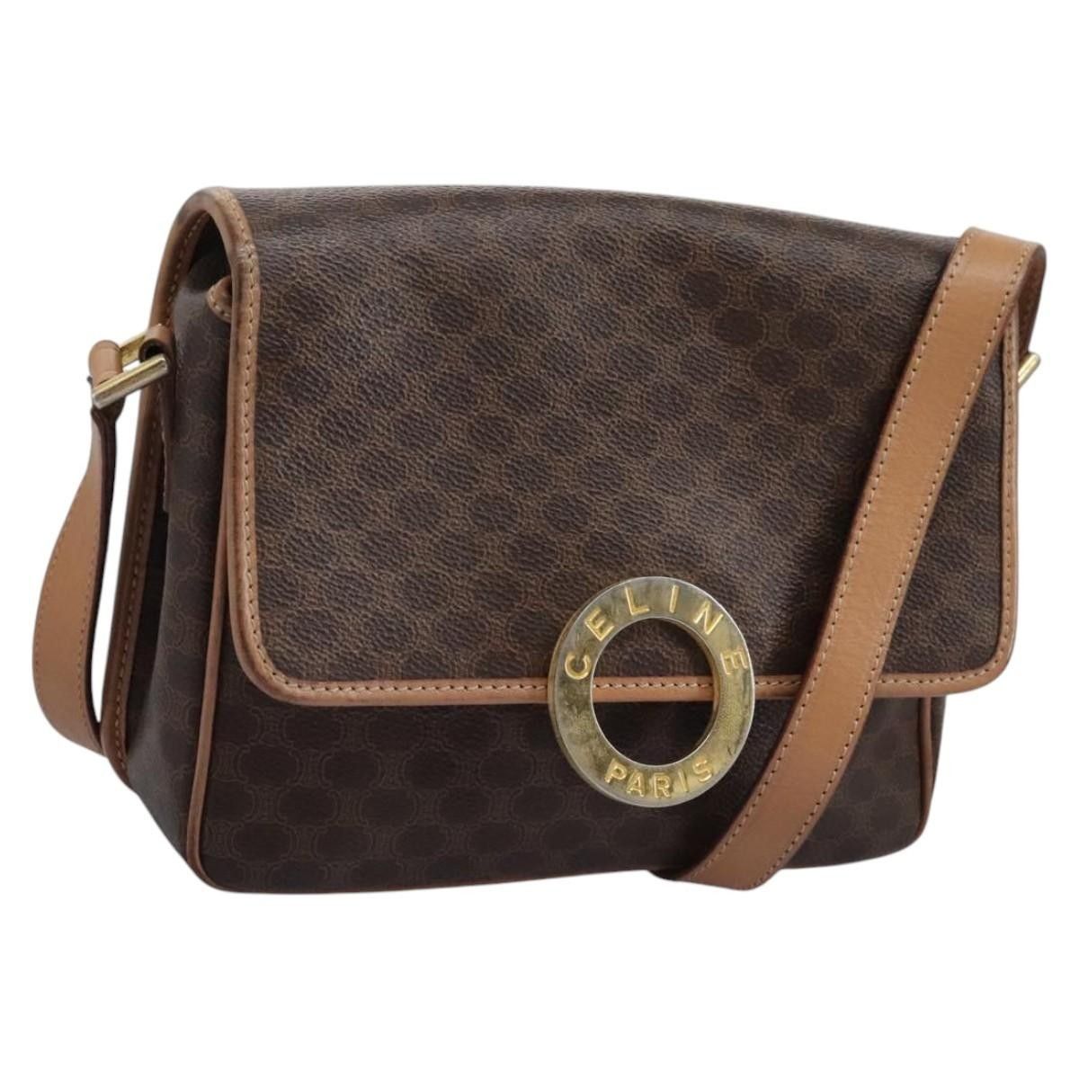 Celine Celine Vintage Macadam Shoulder Bag Canvas Size ONE SIZE - 1 Thumbnail
