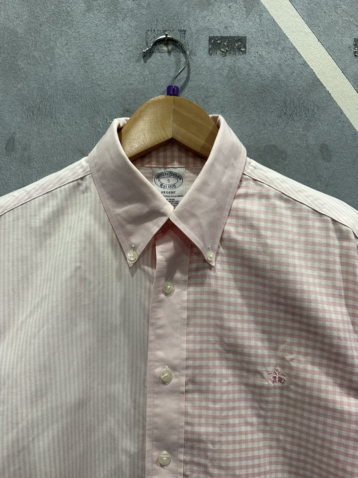 Brooks Brothers Brooks Brothers Stripe & Checked Shirt Size US M / EU 48-50 / 2 - 2 Thumbnail