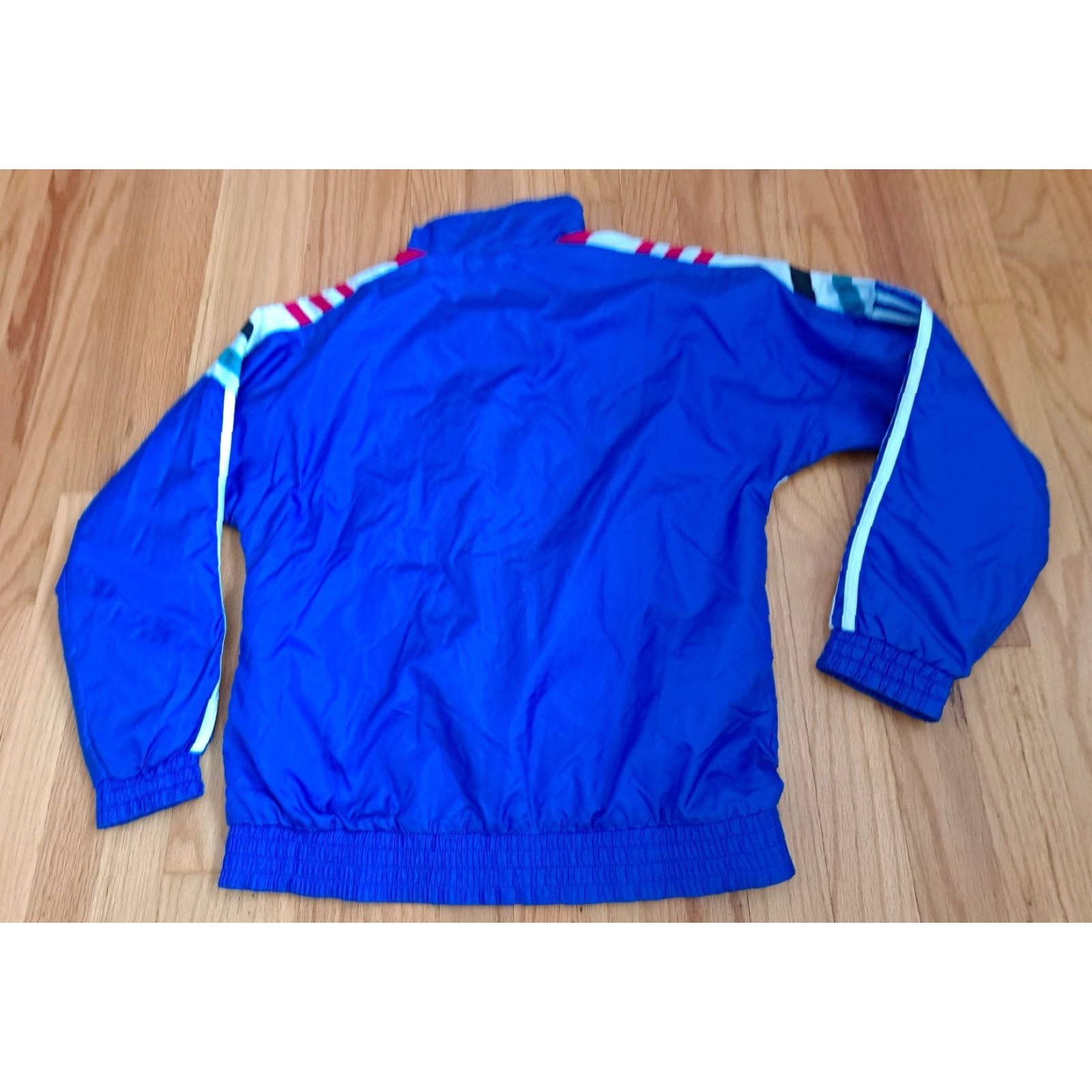 Adidas **Vintage Adidas Red,Black,Blue Striped Women Jacket Size 14** User: Vintage Adidas Red,Black,Blue Striped Women's Jacket Size 14 Size XL / US 12-14 / IT 48-50 - 7 Thumbnail