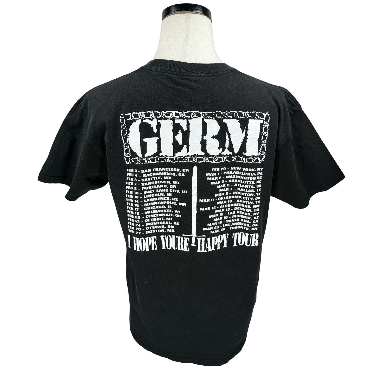 Hope Germ I Hope You’re Happy Tour T-Shirt Men’s L Black Graphic Size US L / EU 52-54 / 3 - 4 Thumbnail